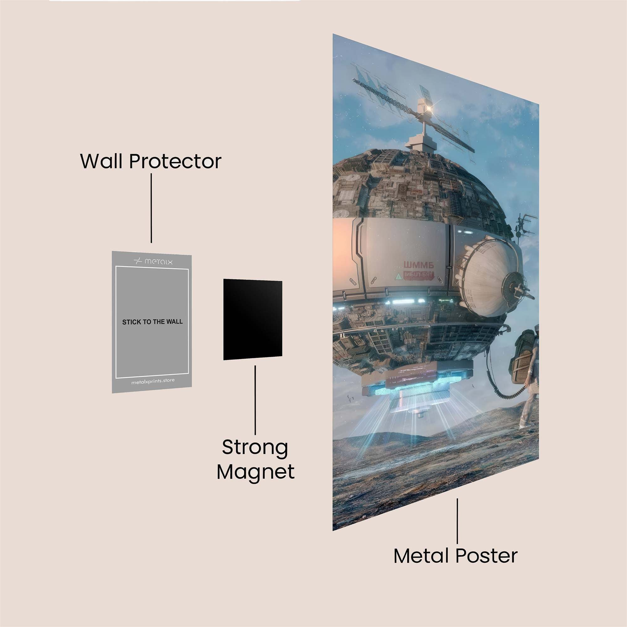 Lunar Voyage Safe Wall Magnetic / M