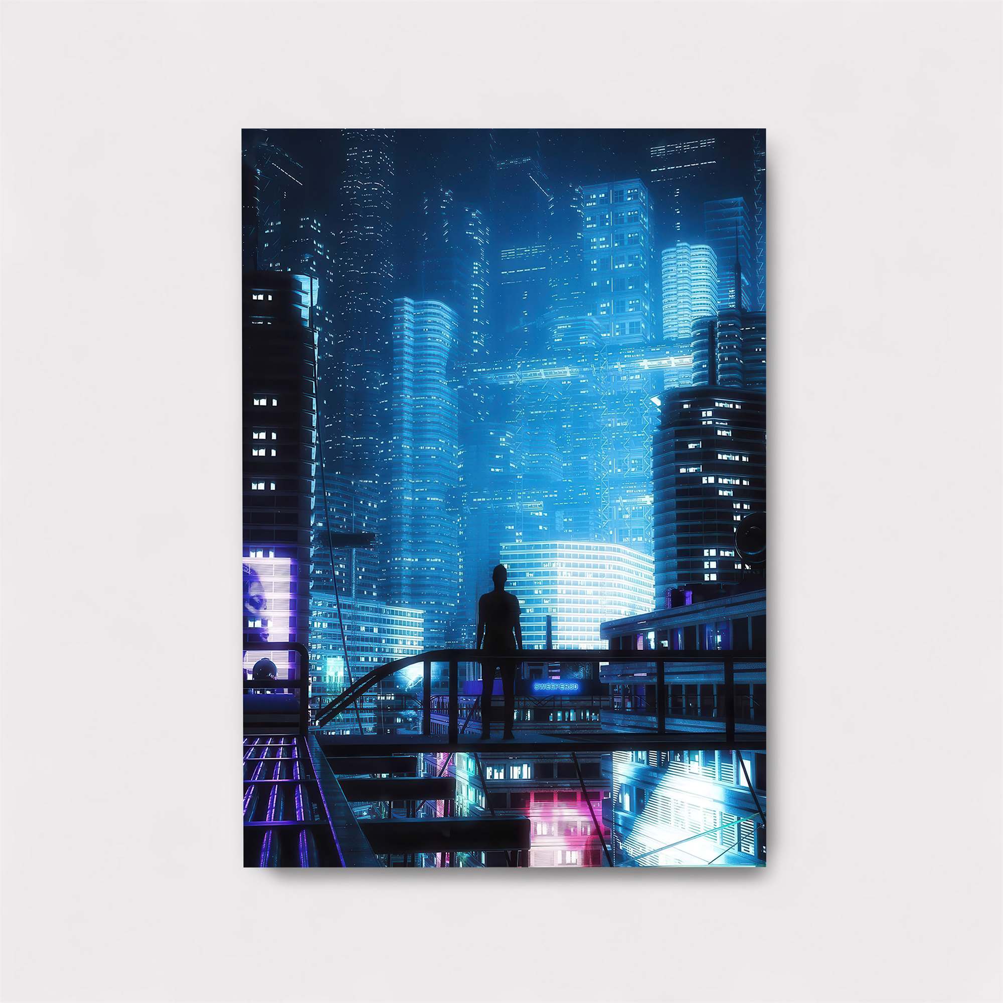 Neon Serenity Safe Wall Magnetic / M