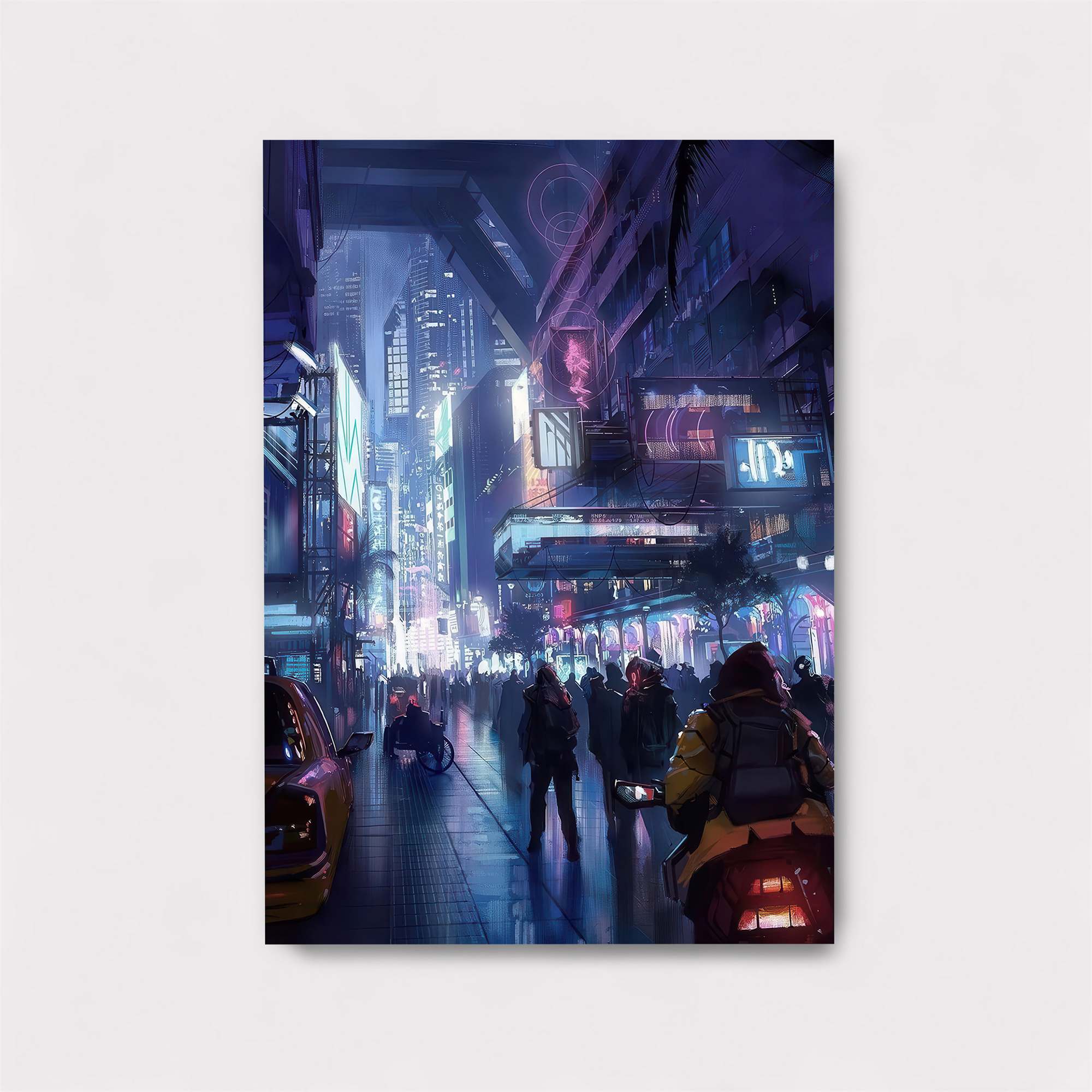 Neon Dreamscape Safe Wall Magnetic / M