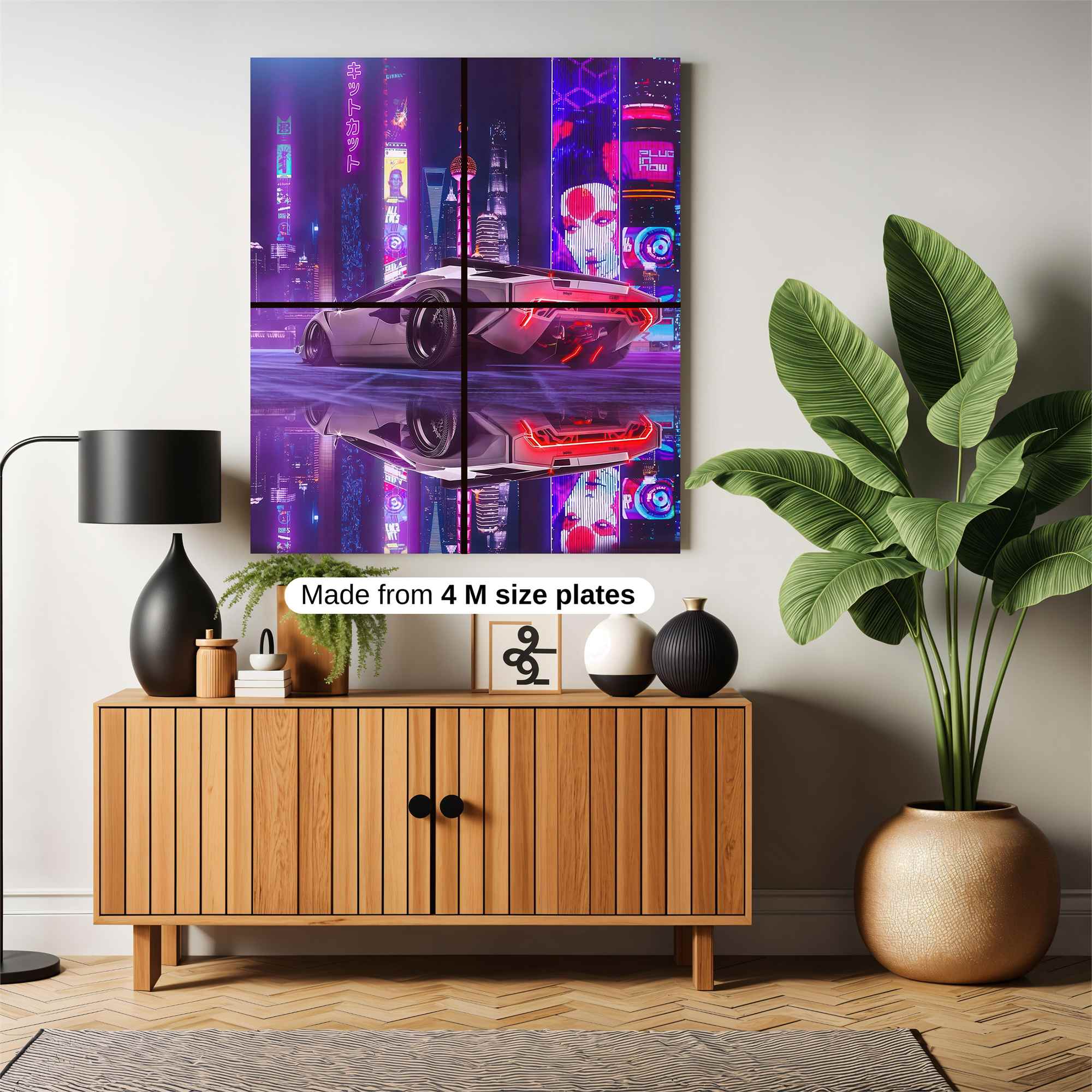 Rooftop Reverie Safe Wall Magnetic / M