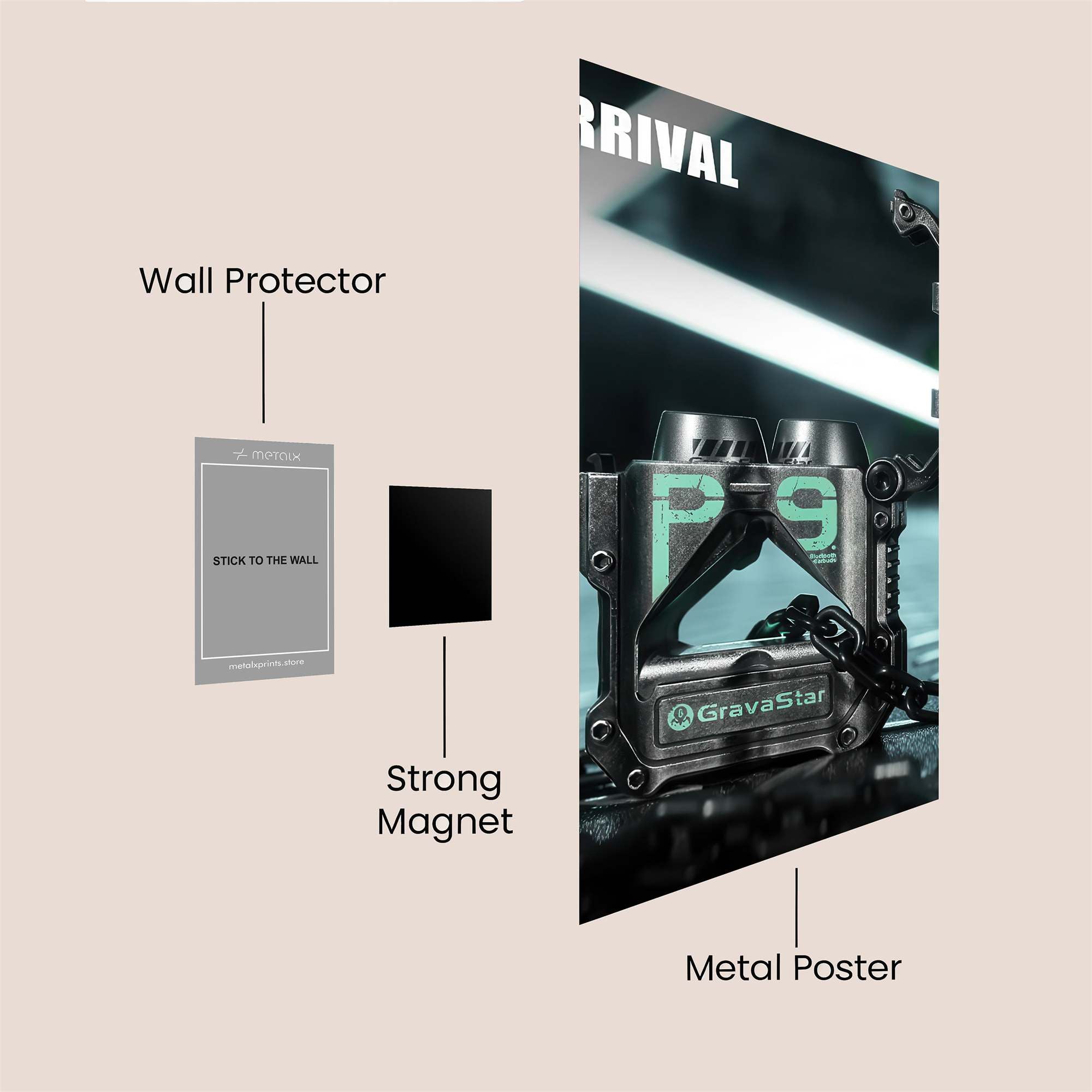 Galactic Vortex Safe Wall Magnetic / M