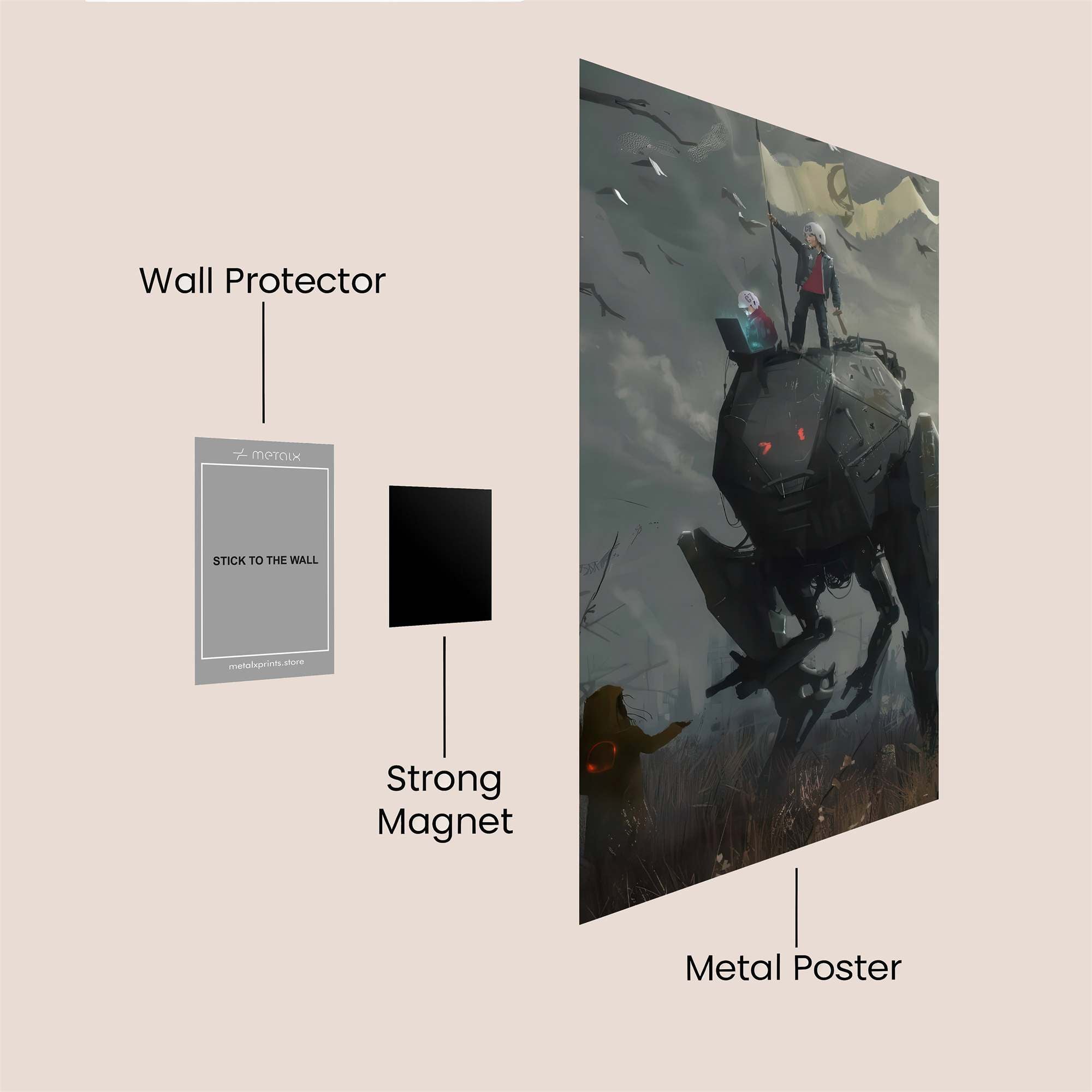 Mech Serenity Safe Wall Magnetic / M