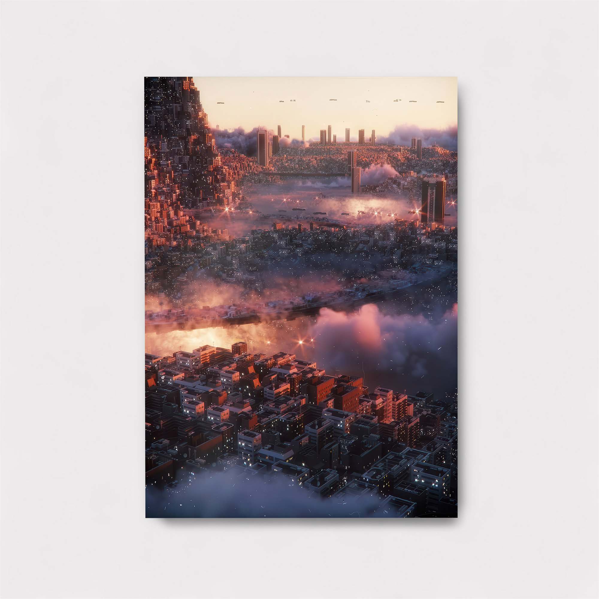 Cityscape Reverie Safe Wall Magnetic / M