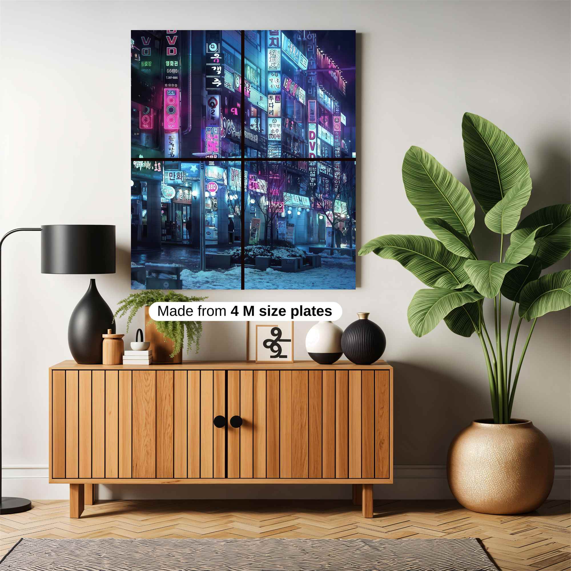 Neon Serenity Safe Wall Magnetic / M