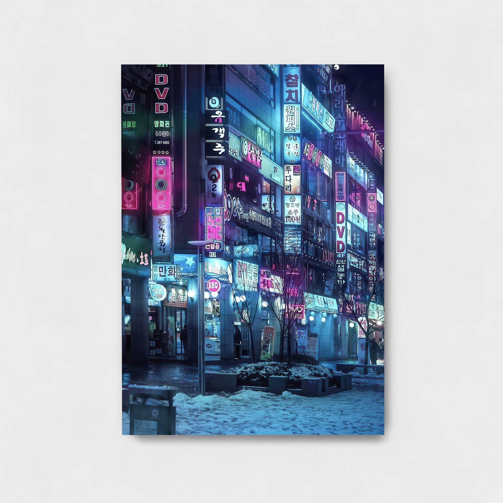 Neon Serenity Safe Wall Magnetic / M