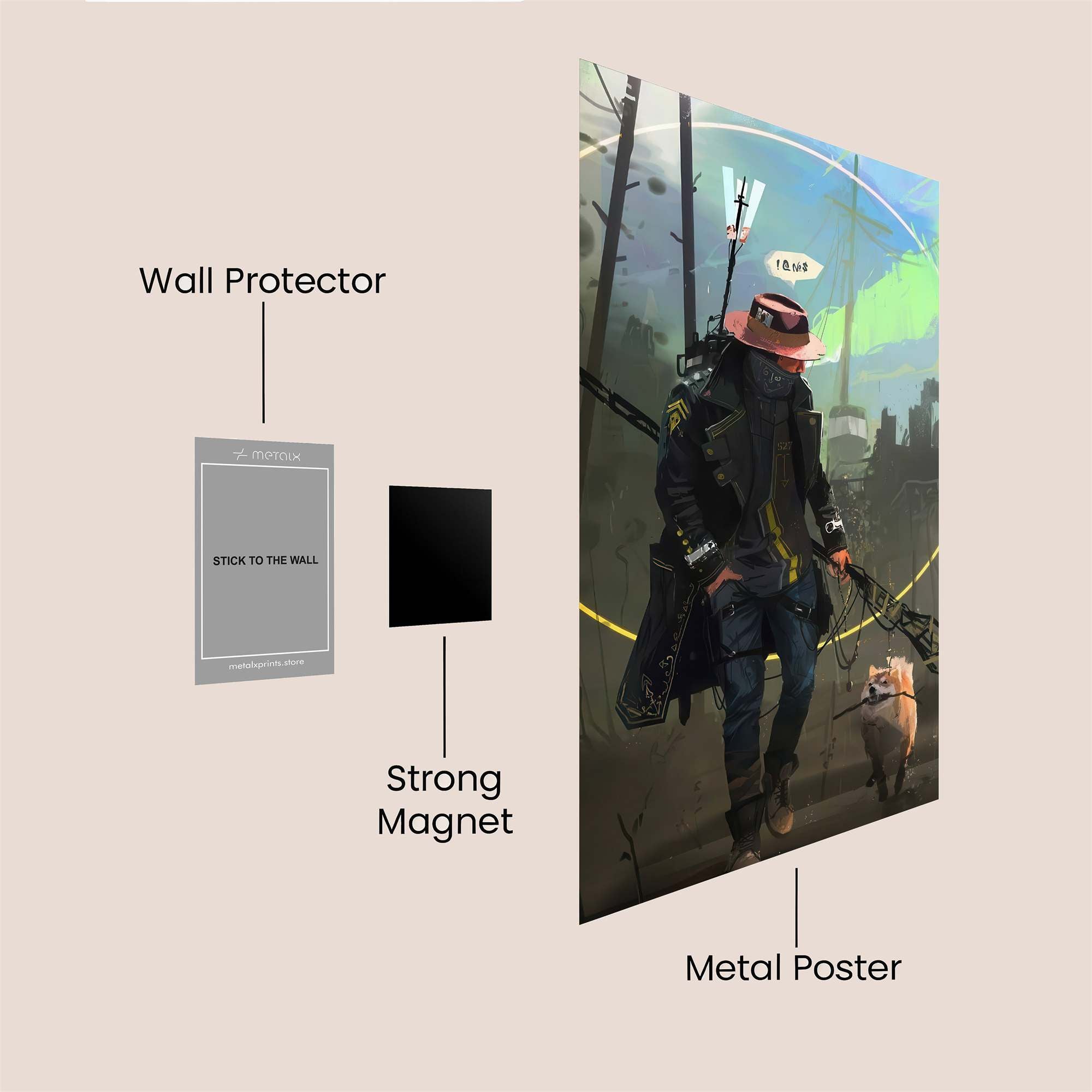 Wanderer's Whimsy Safe Wall Magnetic / M