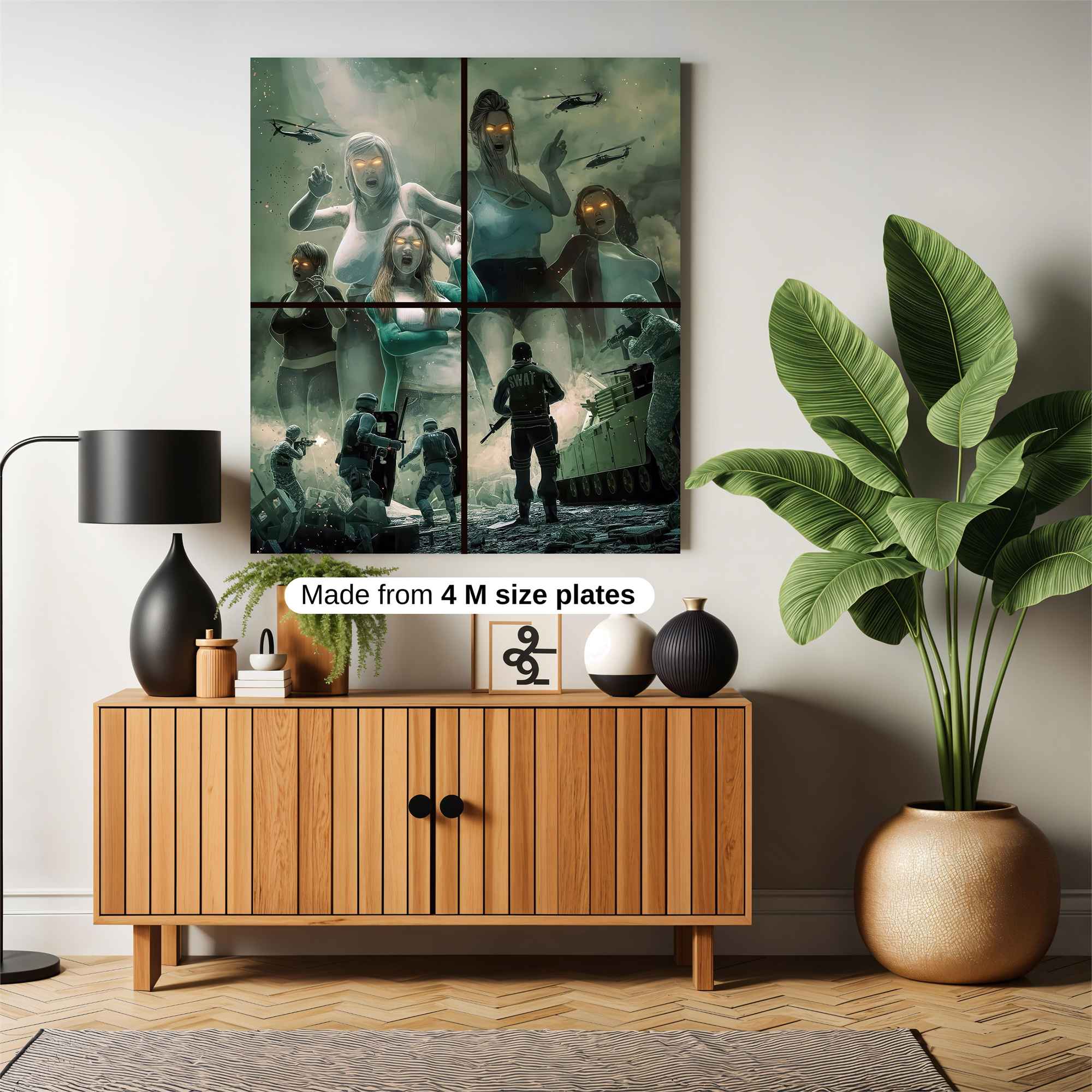 Giantess Invasion Safe Wall Magnetic / M