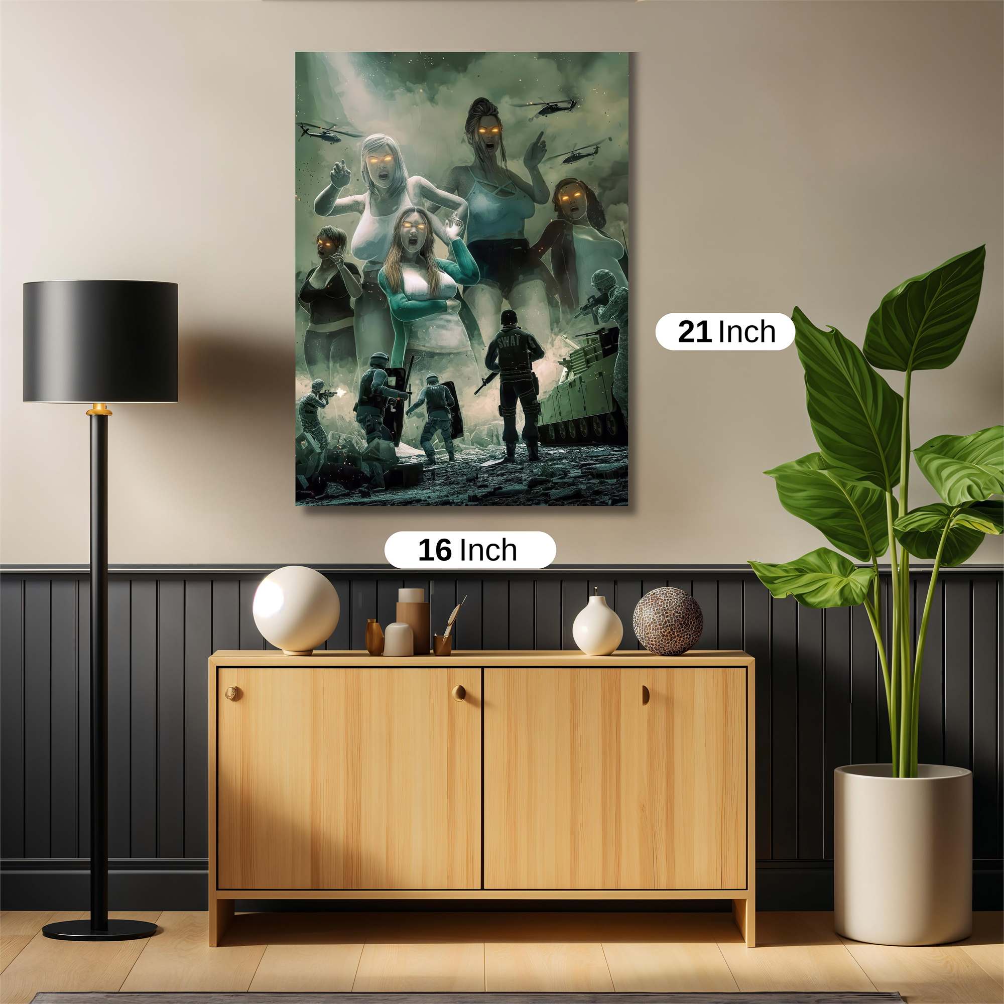 Giantess Invasion Safe Wall Magnetic / M