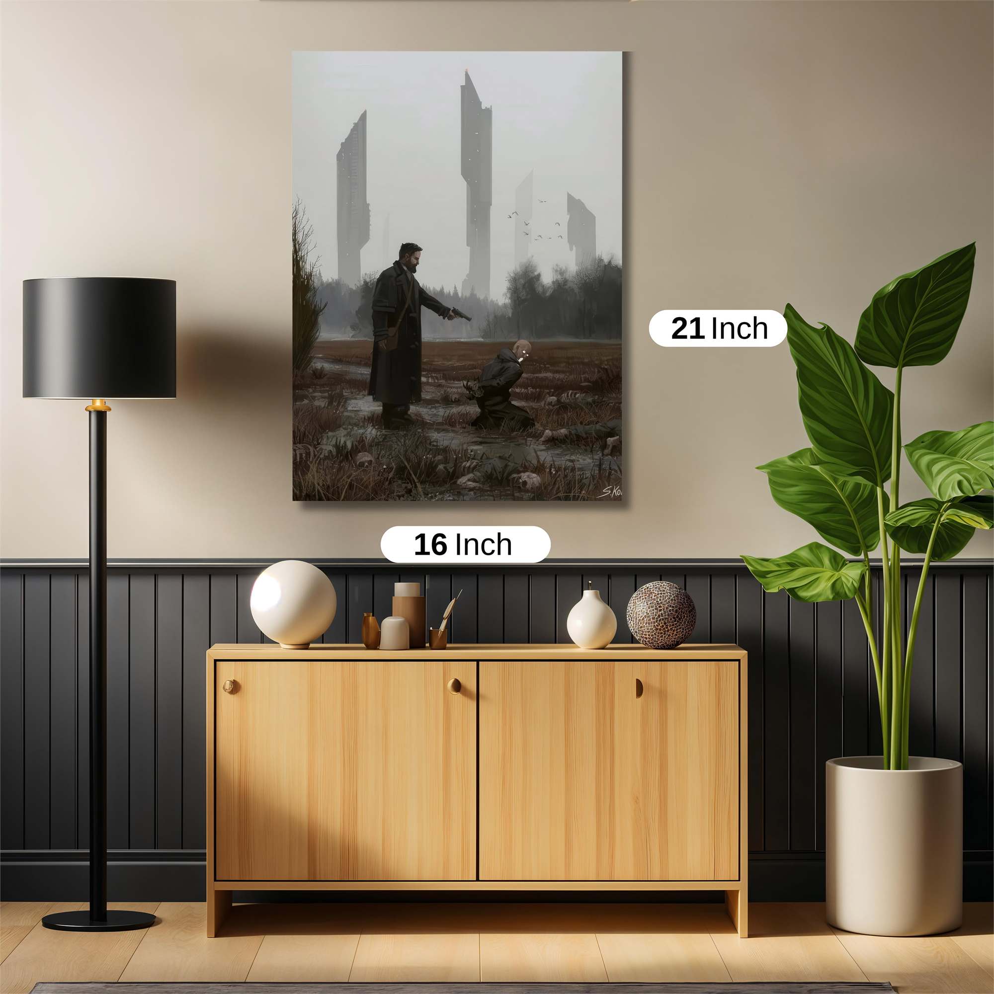 Dystopian Encounter Safe Wall Magnetic / M