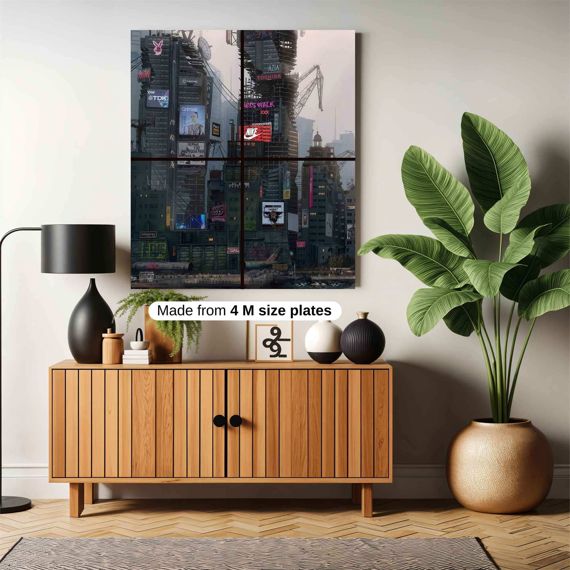 Futuristic Vibes Safe Wall Magnetic / M