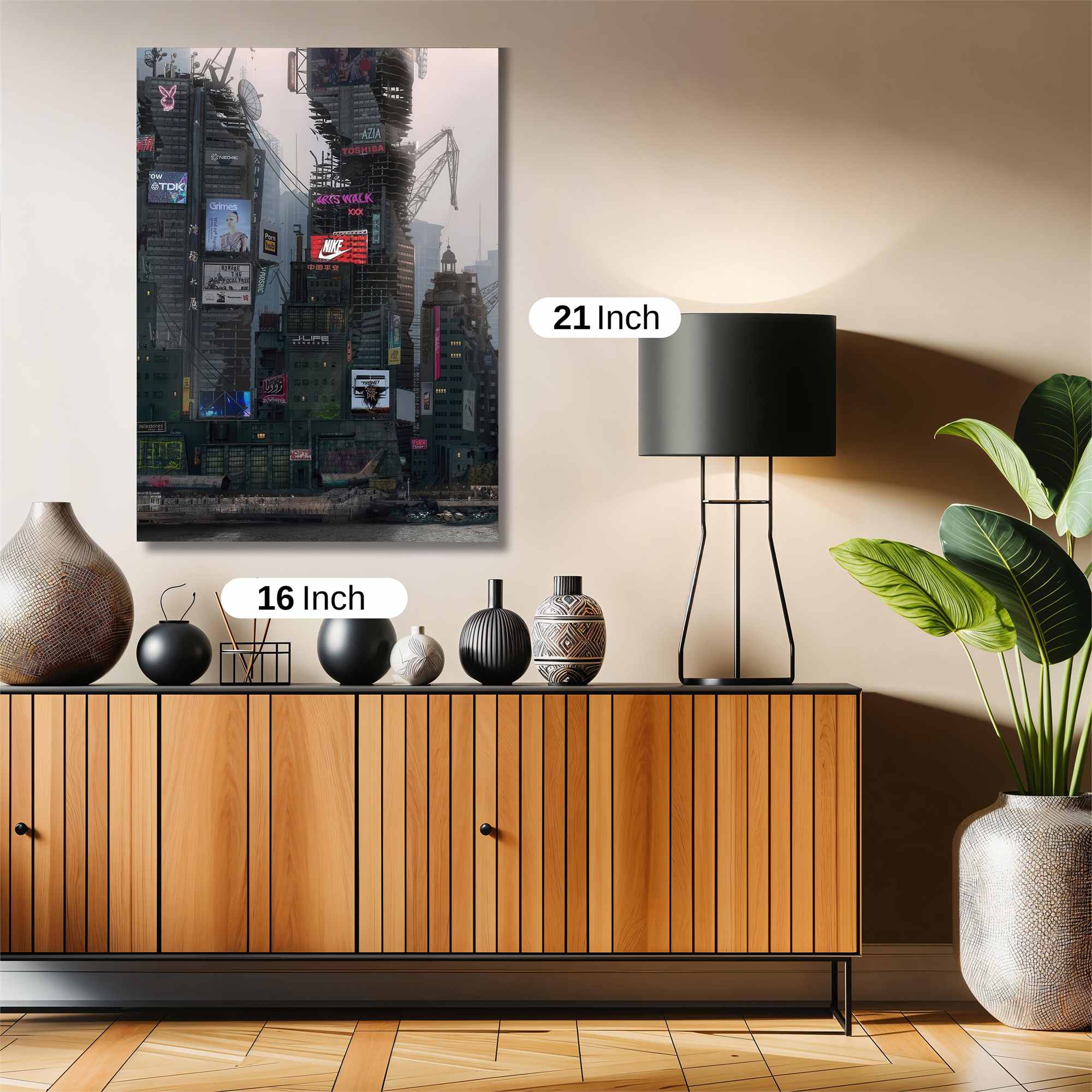 Futuristic Vibes Safe Wall Magnetic / M