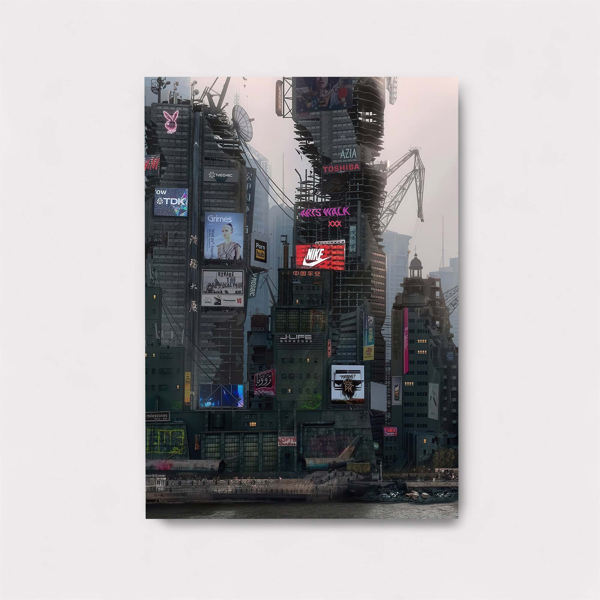 Futuristic Vibes Safe Wall Magnetic / M