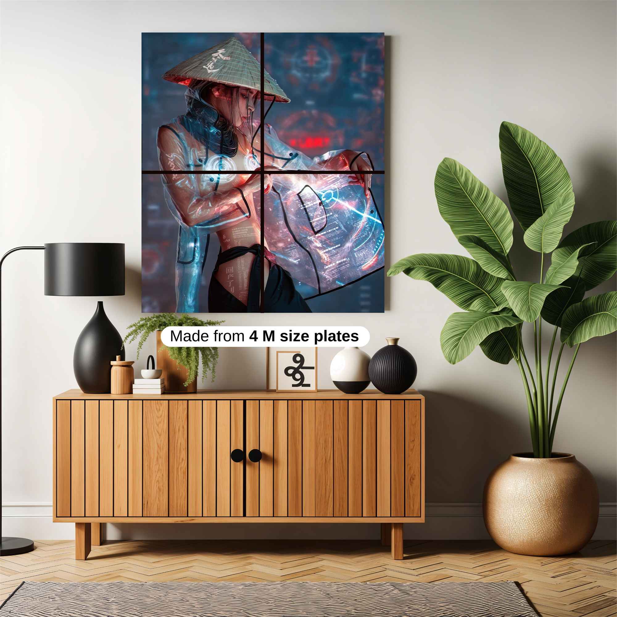 Futuristic Harmony Safe Wall Magnetic / M