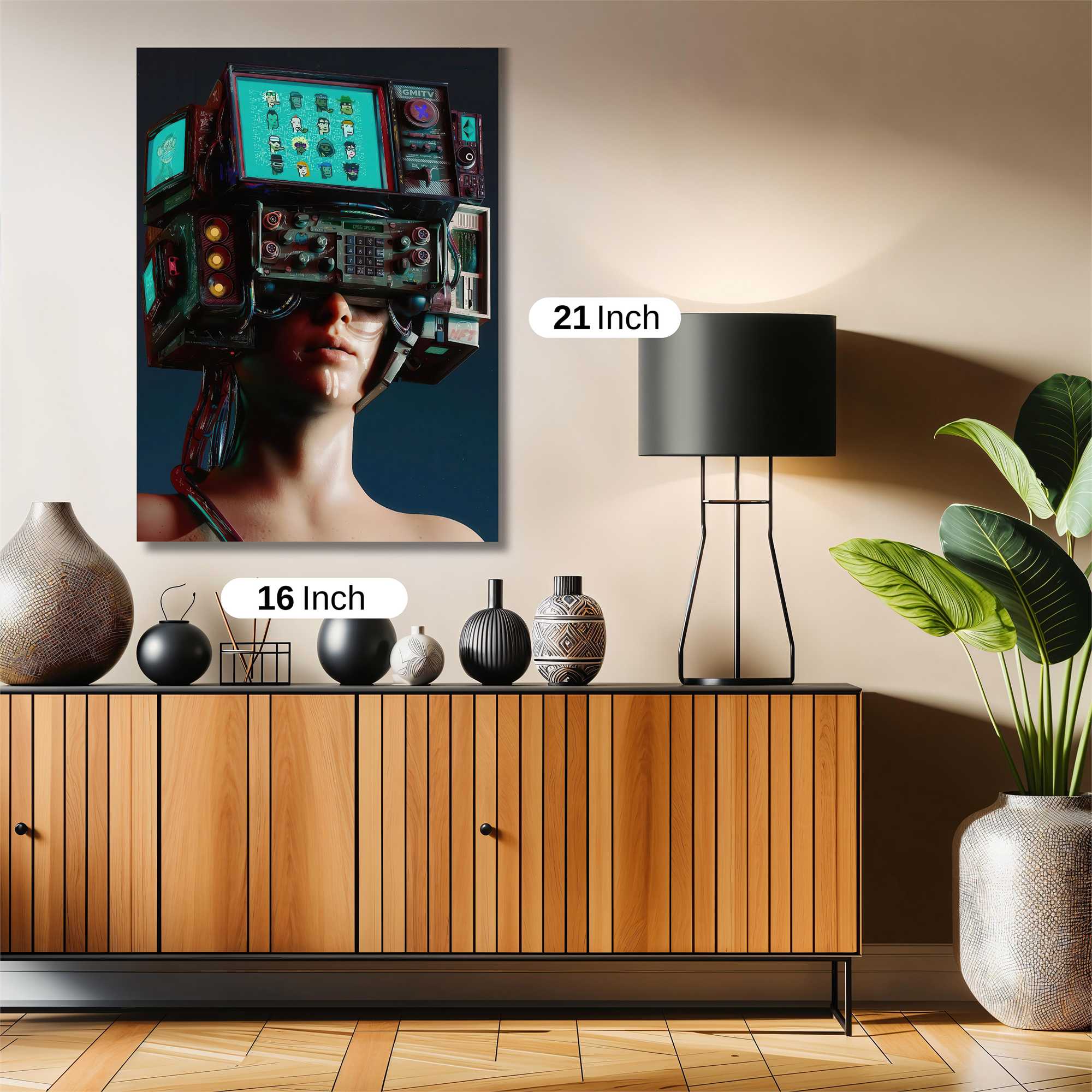 Cybernetic Dreamscape Safe Wall Magnetic / M