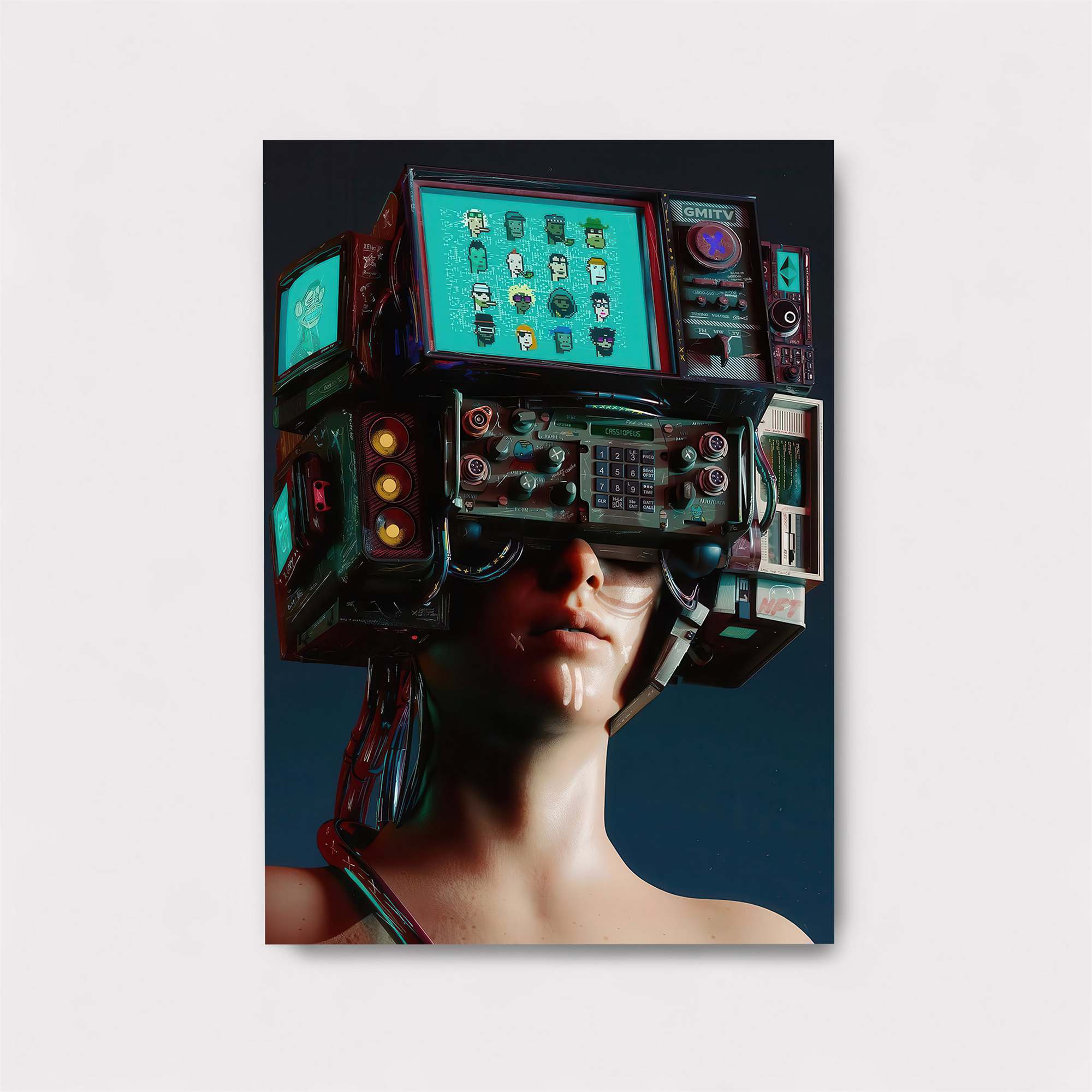 Cybernetic Dreamscape Safe Wall Magnetic / M