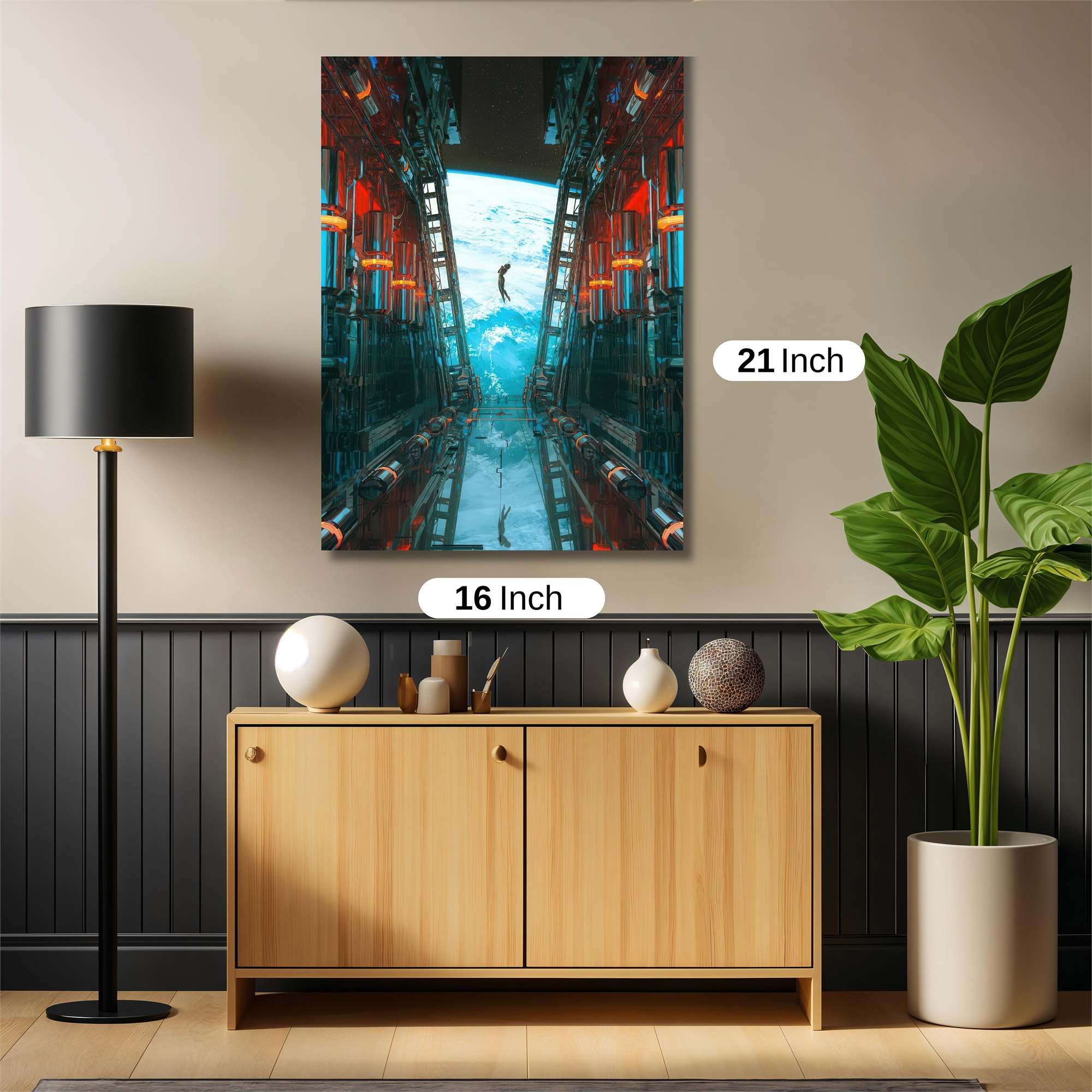 Cosmic Drift Safe Wall Magnetic / M