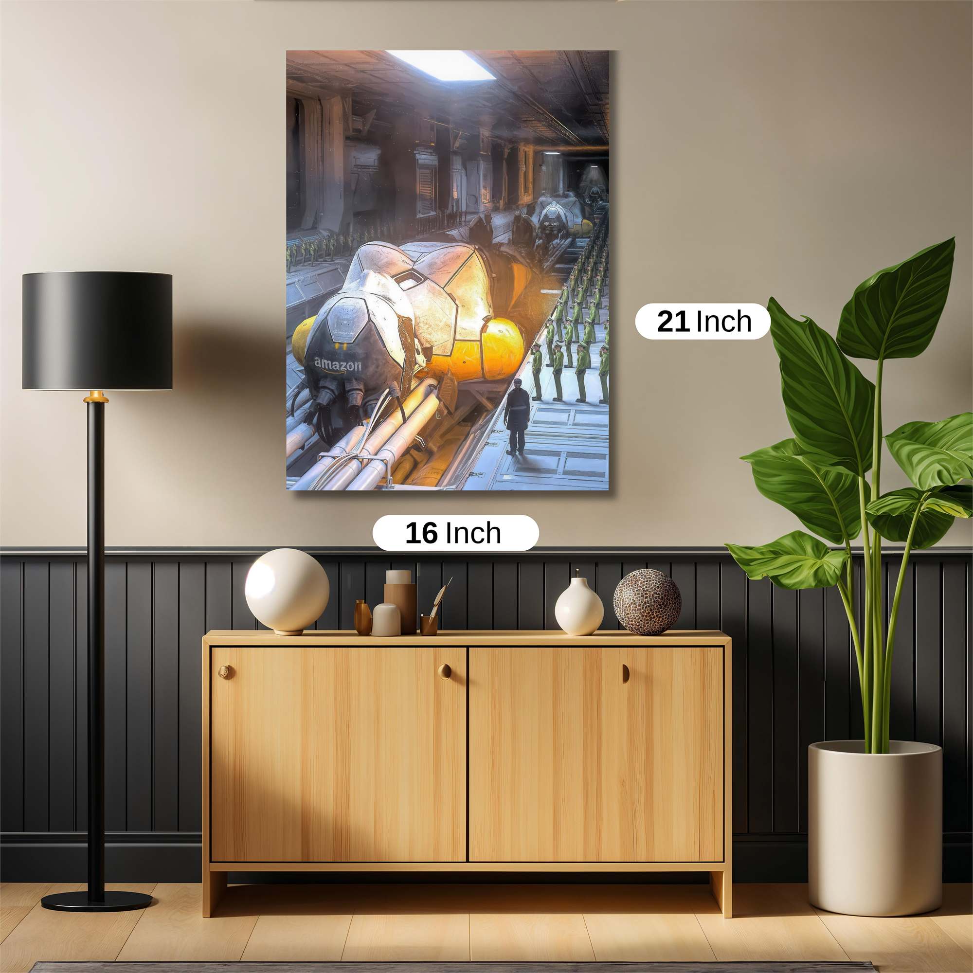 Amazon Futurism Safe Wall Magnetic / M