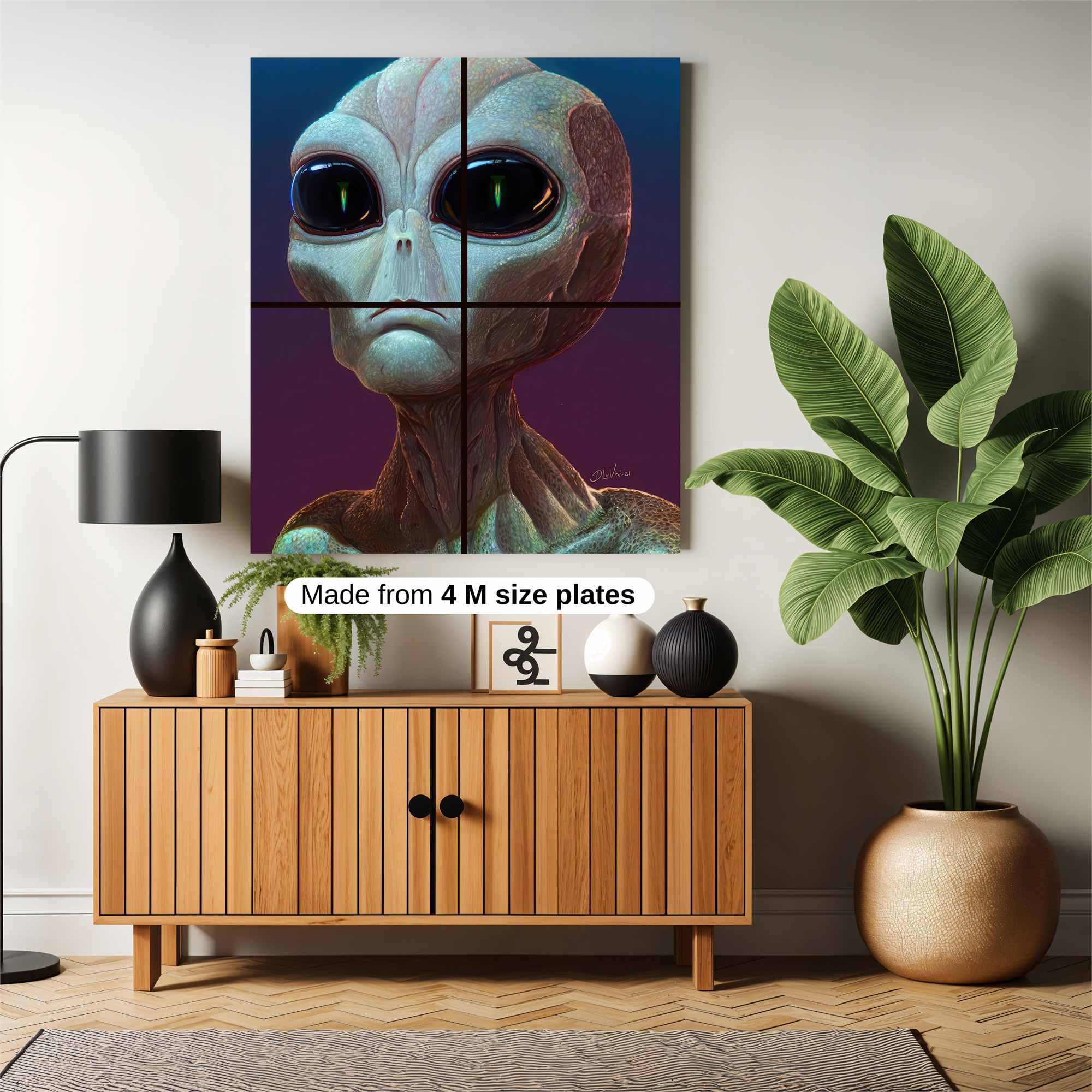 Alien Serenity Safe Wall Magnetic / M