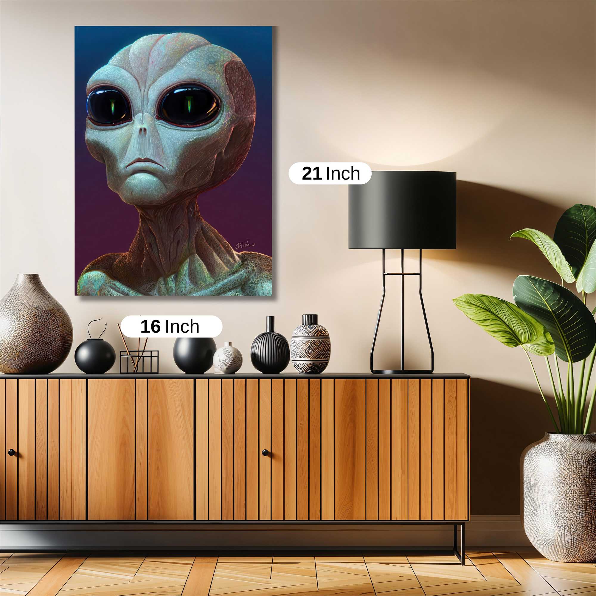 Alien Serenity Safe Wall Magnetic / M