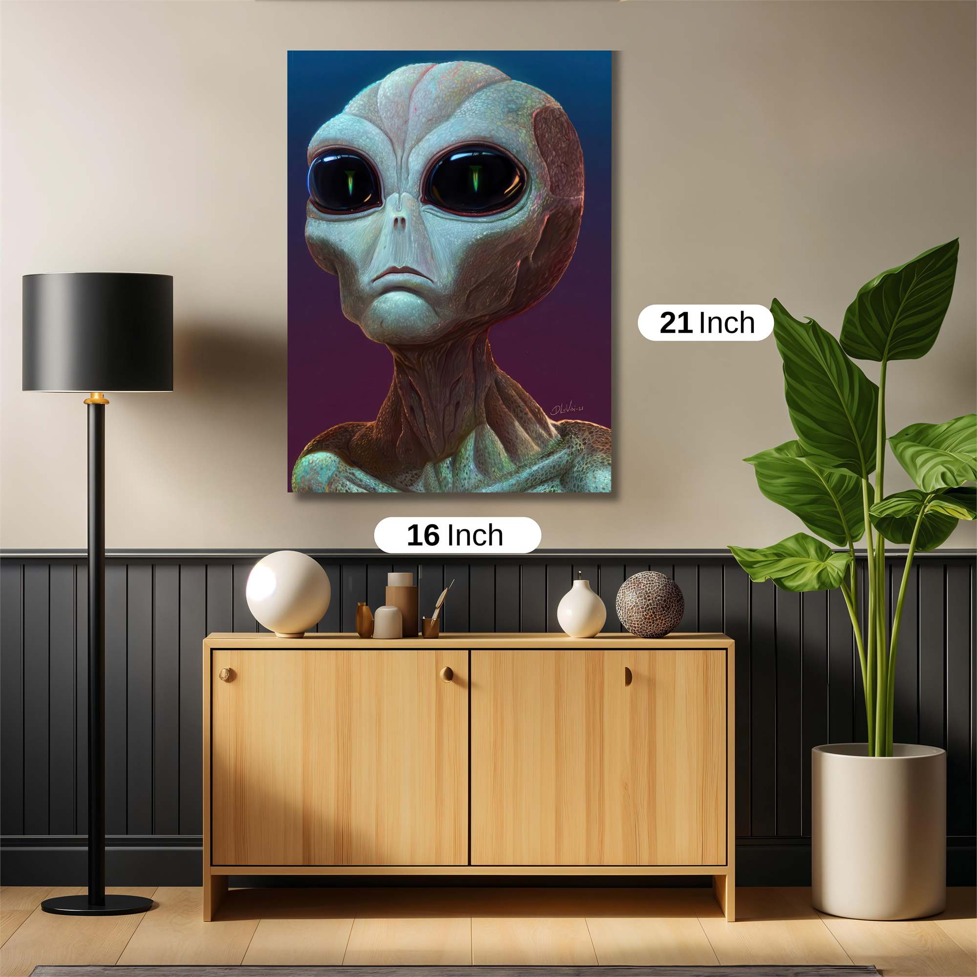 Alien Serenity Safe Wall Magnetic / M