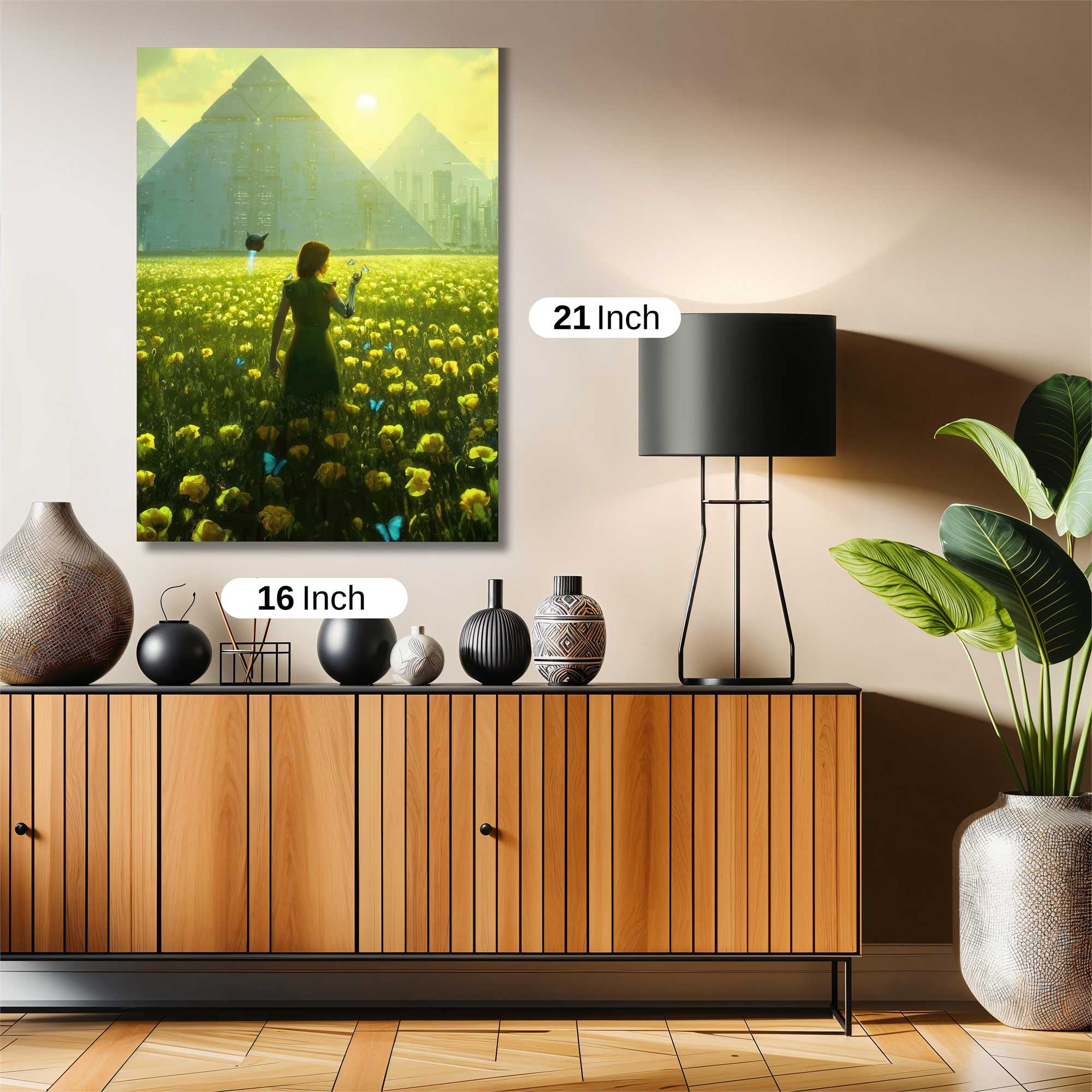 Pyramid Reverie Safe Wall Magnetic / M