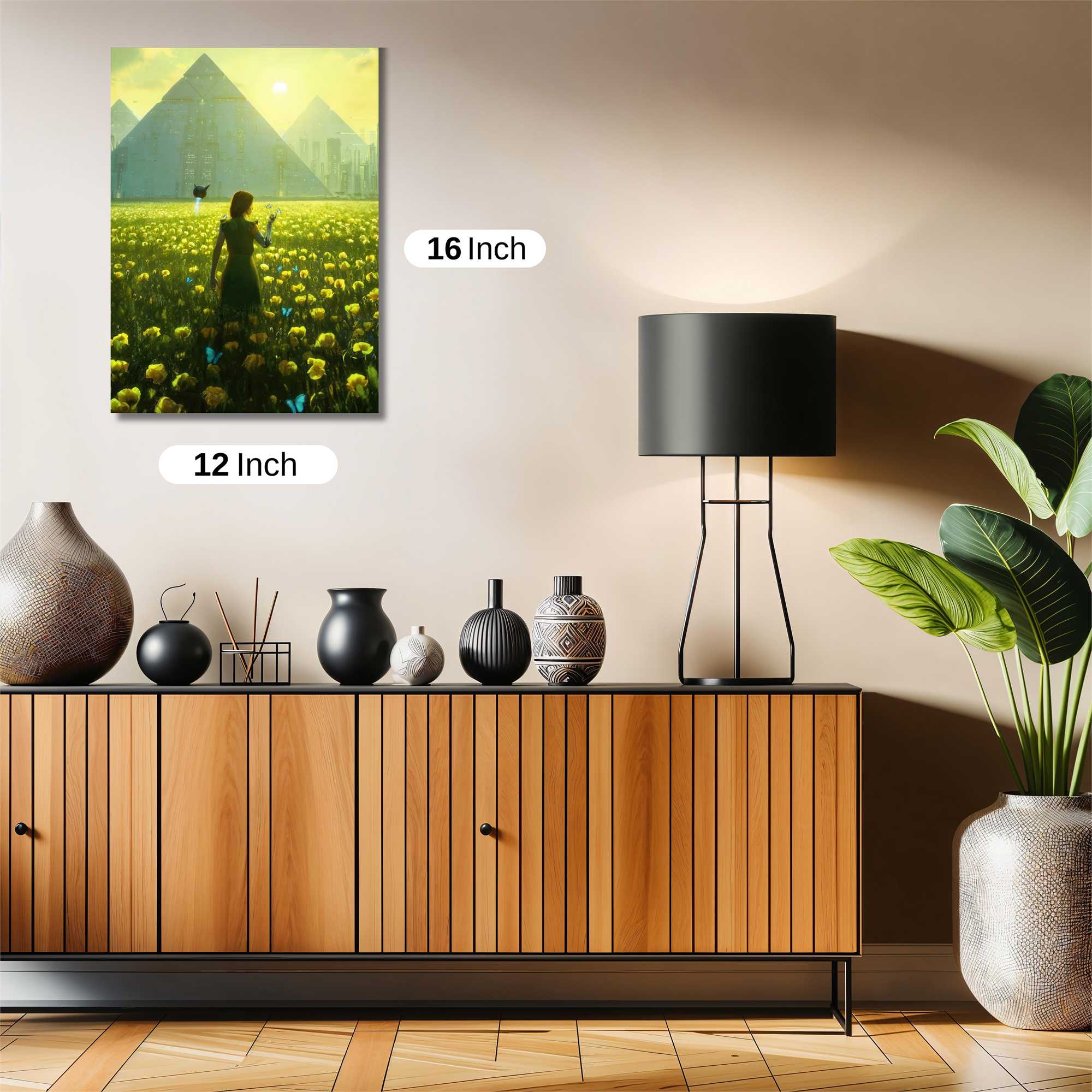 Pyramid Reverie Safe Wall Magnetic / M