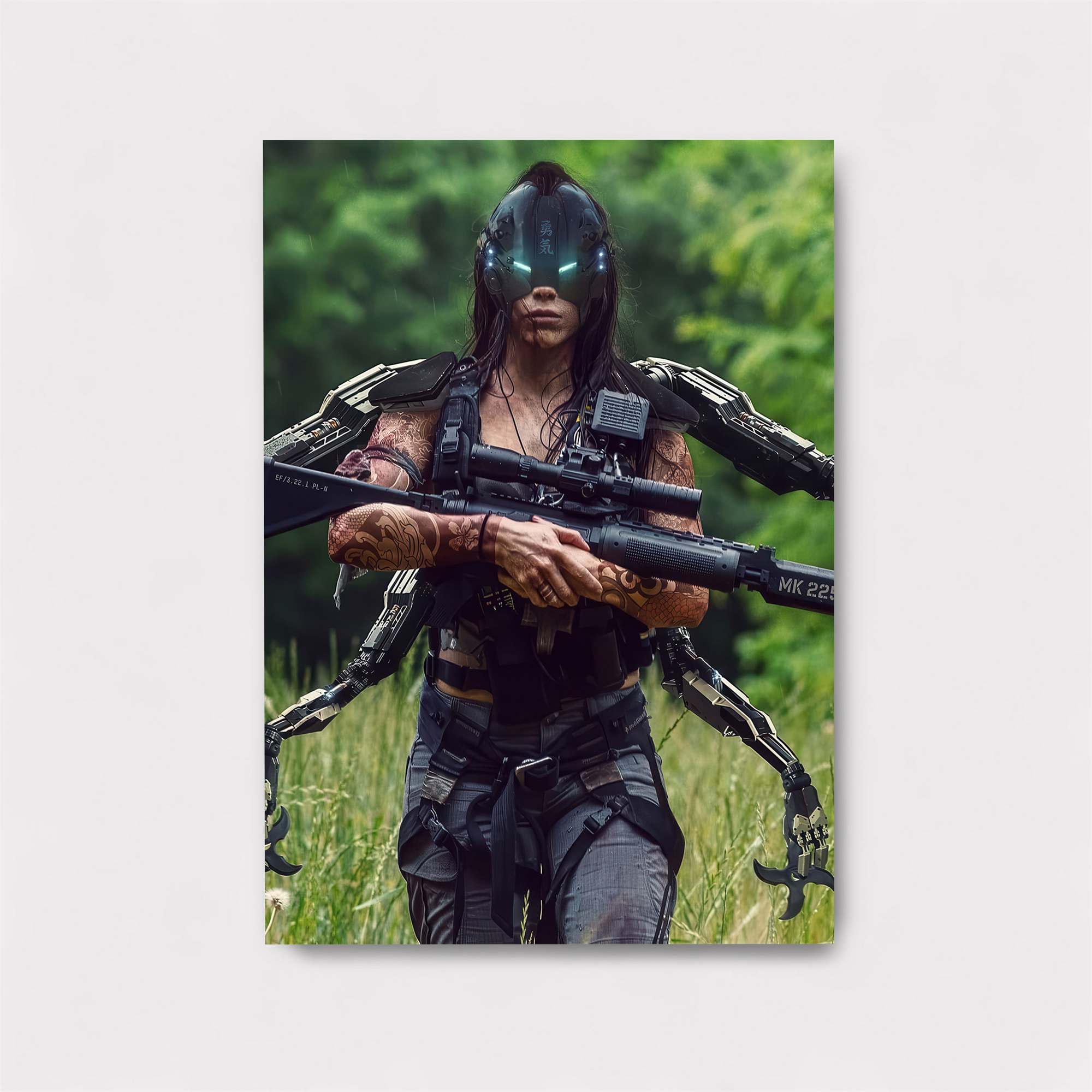 Cyber Warrior Safe Wall Magnetic / M