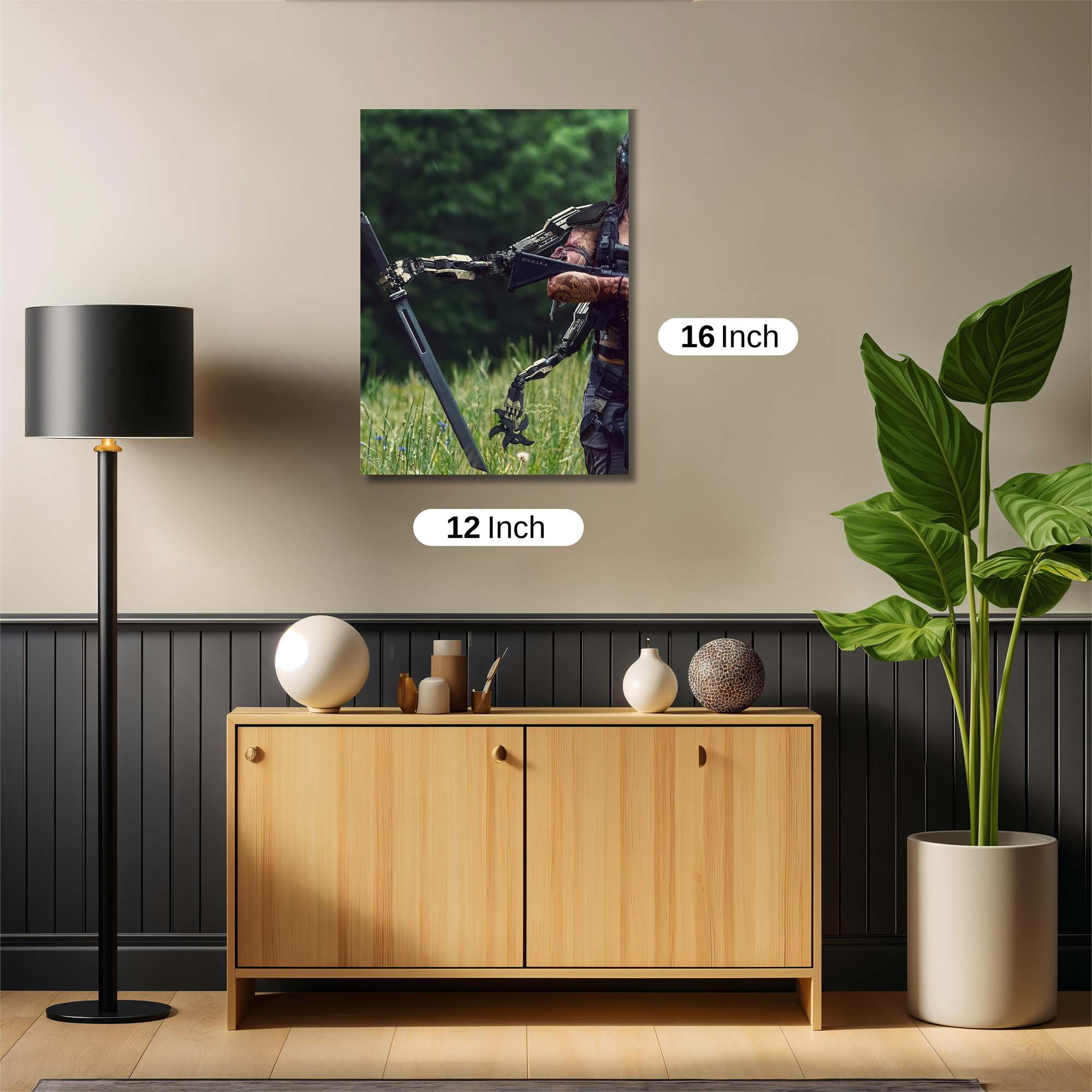 Cyborg Vigilance Safe Wall Magnetic / M