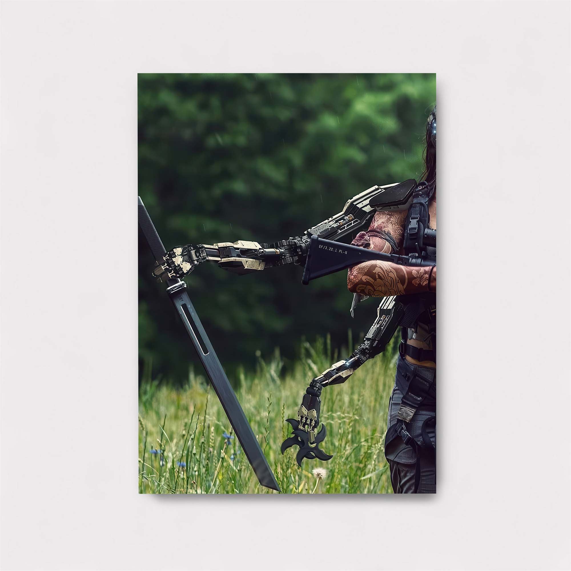 Cyborg Vigilance Safe Wall Magnetic / M