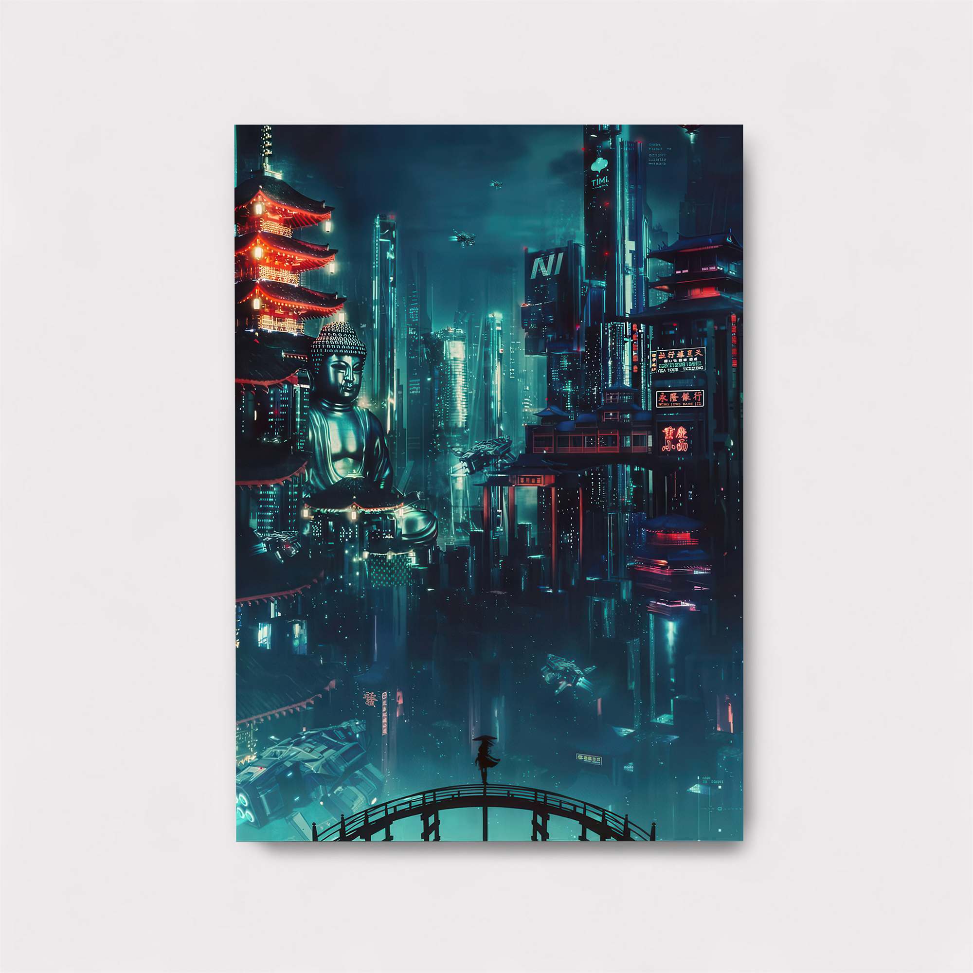 Neon Serenity Safe Wall Magnetic / M