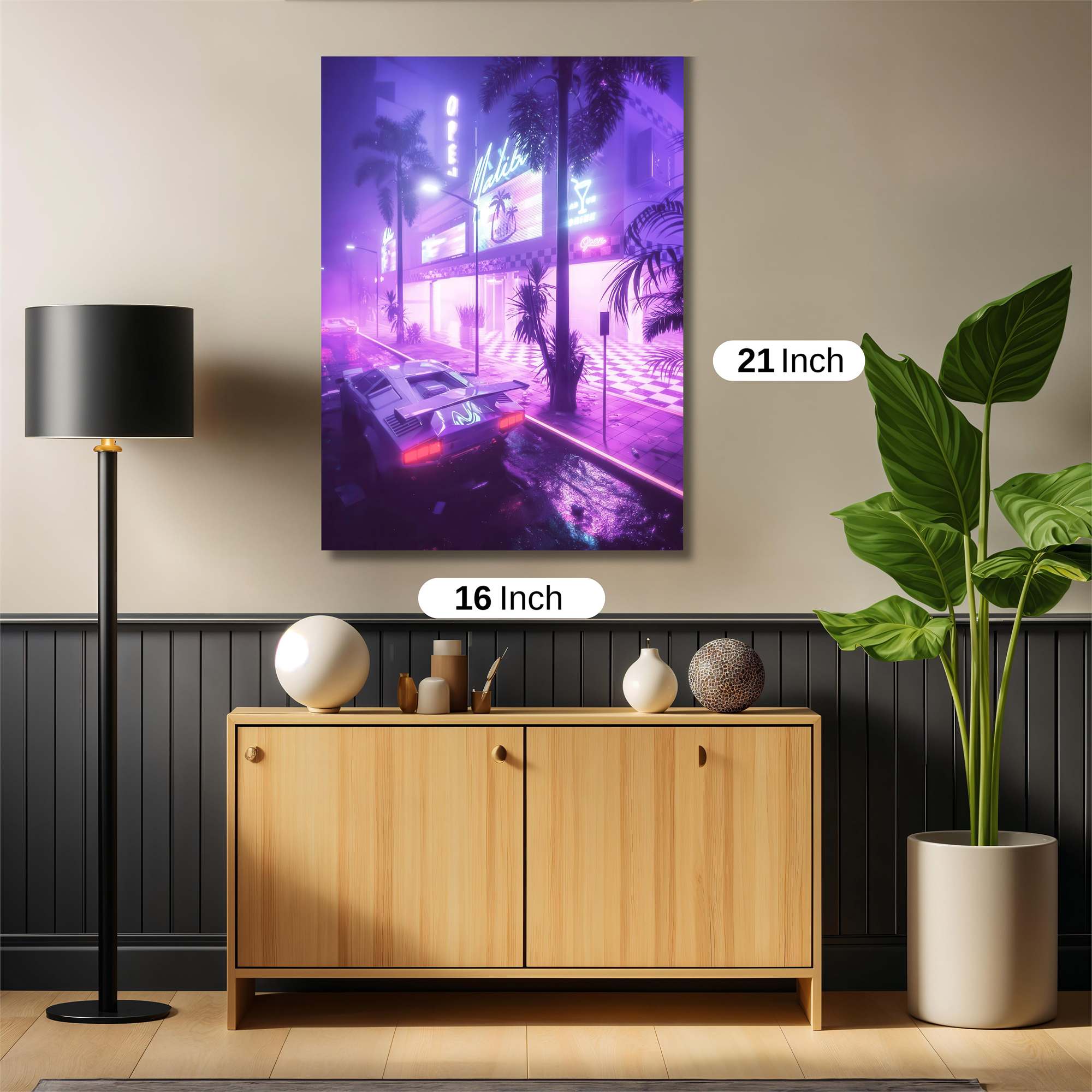 Neon Dreams Safe Wall Magnetic / M