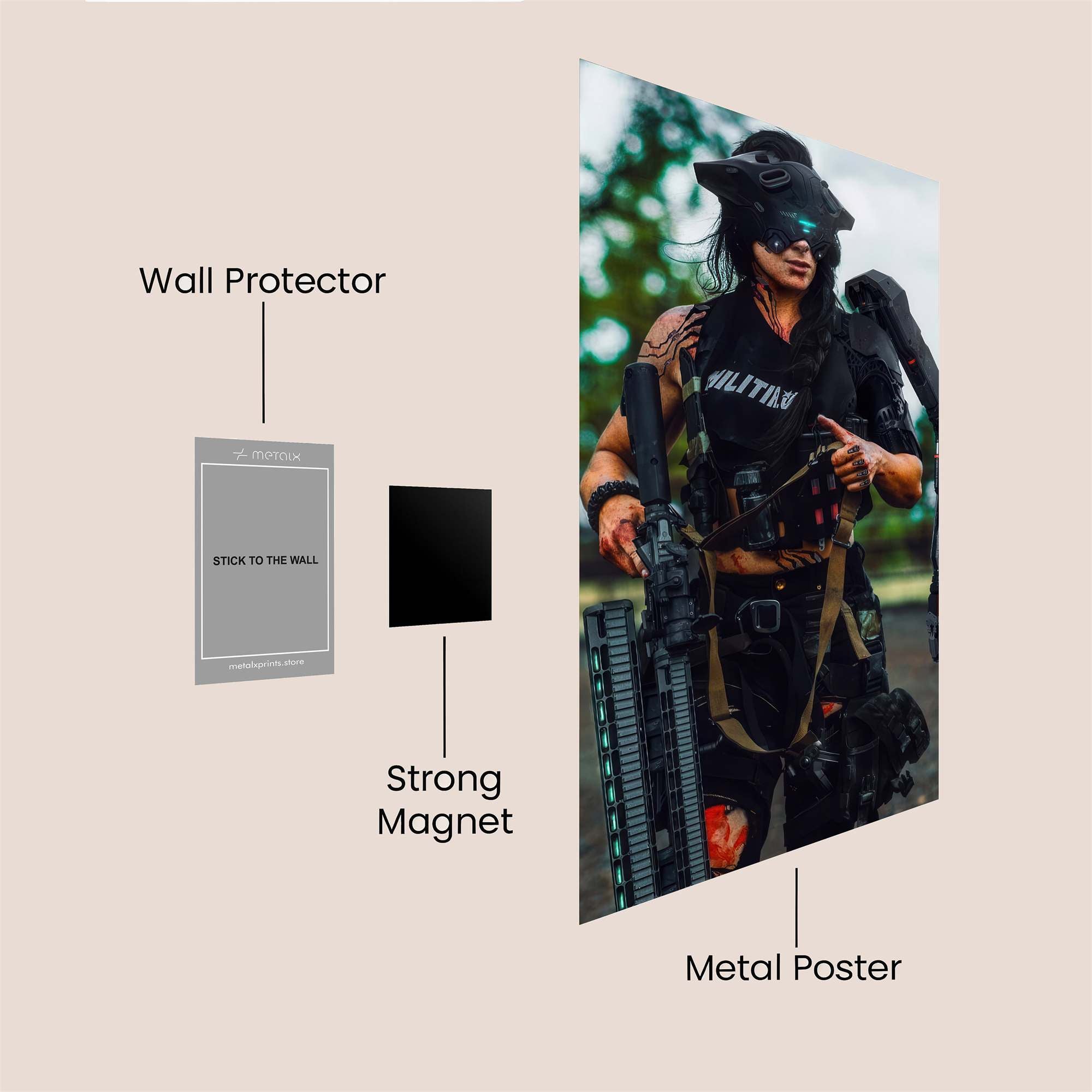 Galactic Enigma Safe Wall Magnetic / M