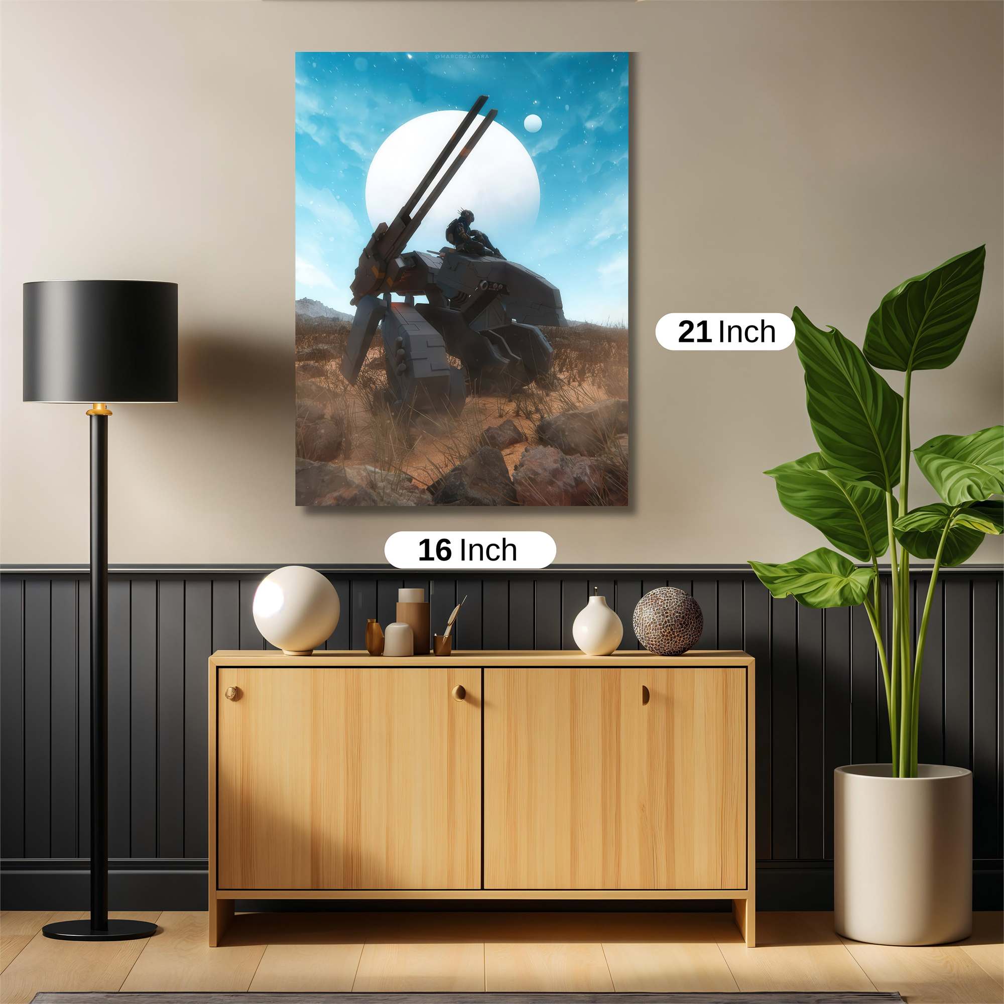 Lunar Vanguard Safe Wall Magnetic / M