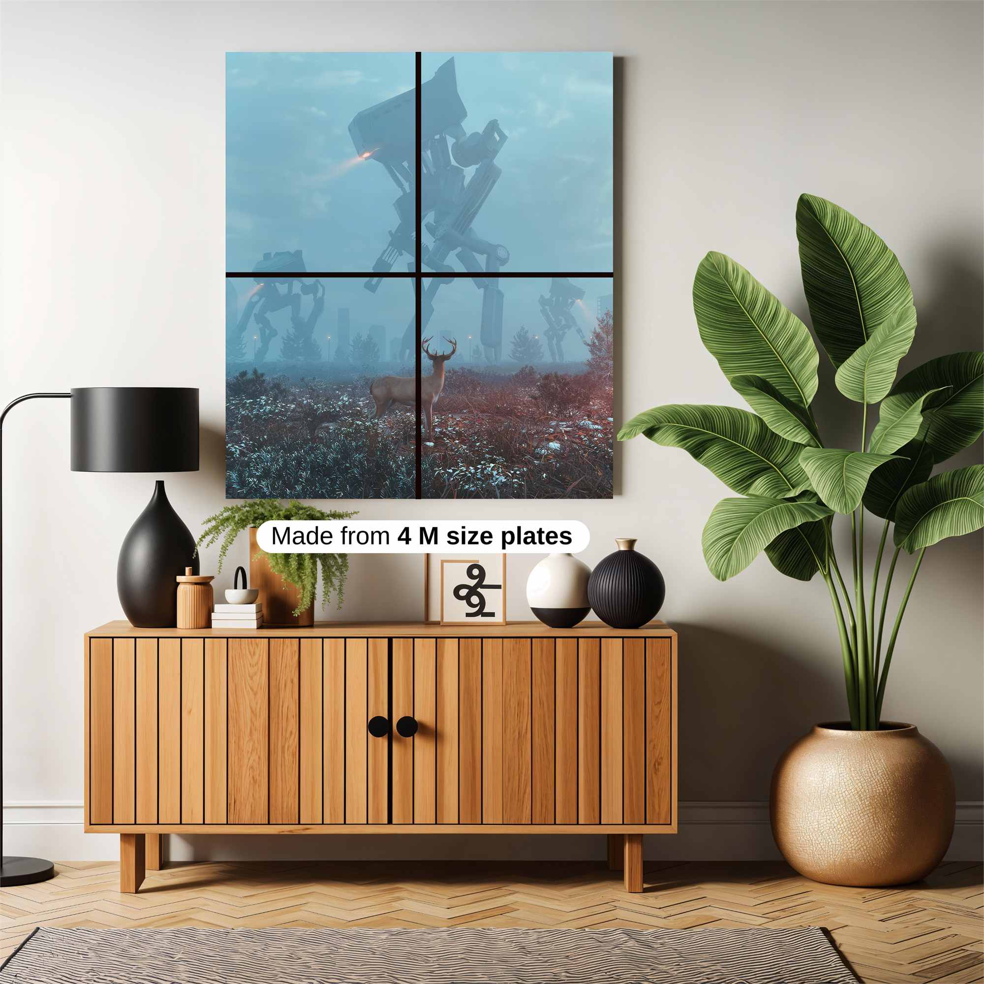 Deer Dystopia Safe Wall Magnetic / M