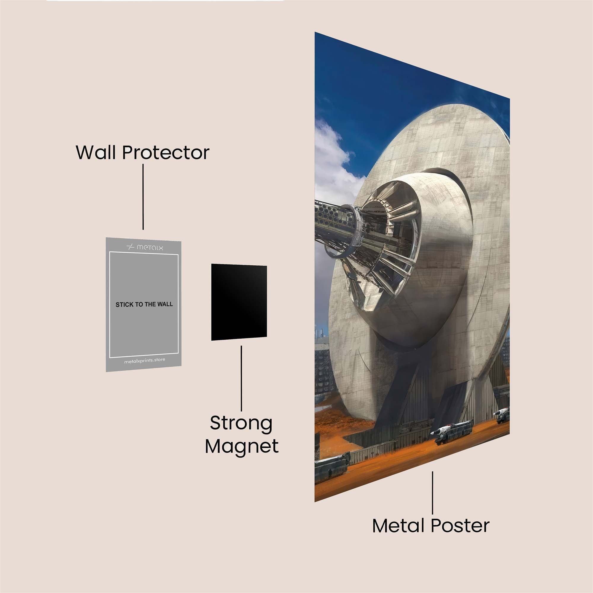 Colossal Connection Safe Wall Magnetic / M