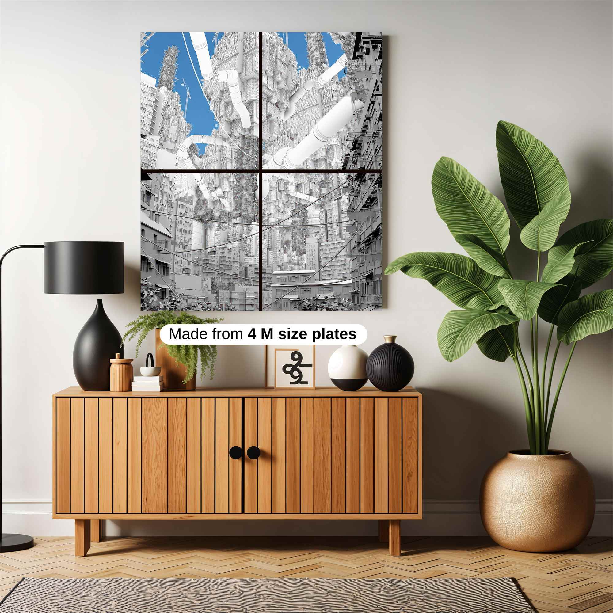 Cityscape Dreamscape Safe Wall Magnetic / M