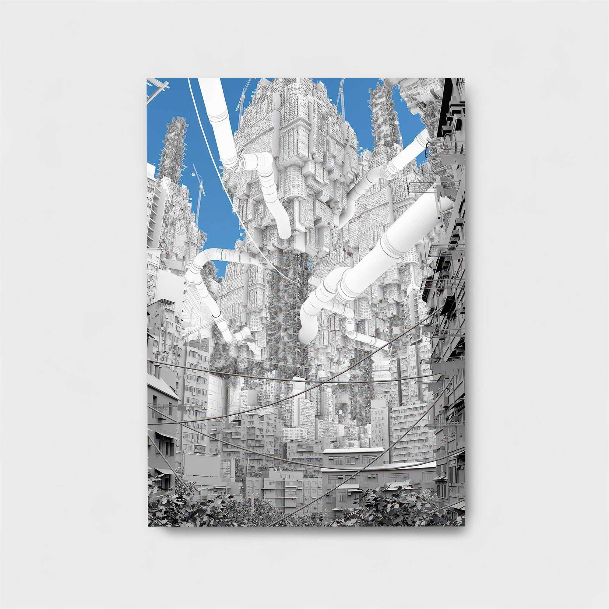 Cityscape Dreamscape Safe Wall Magnetic / M