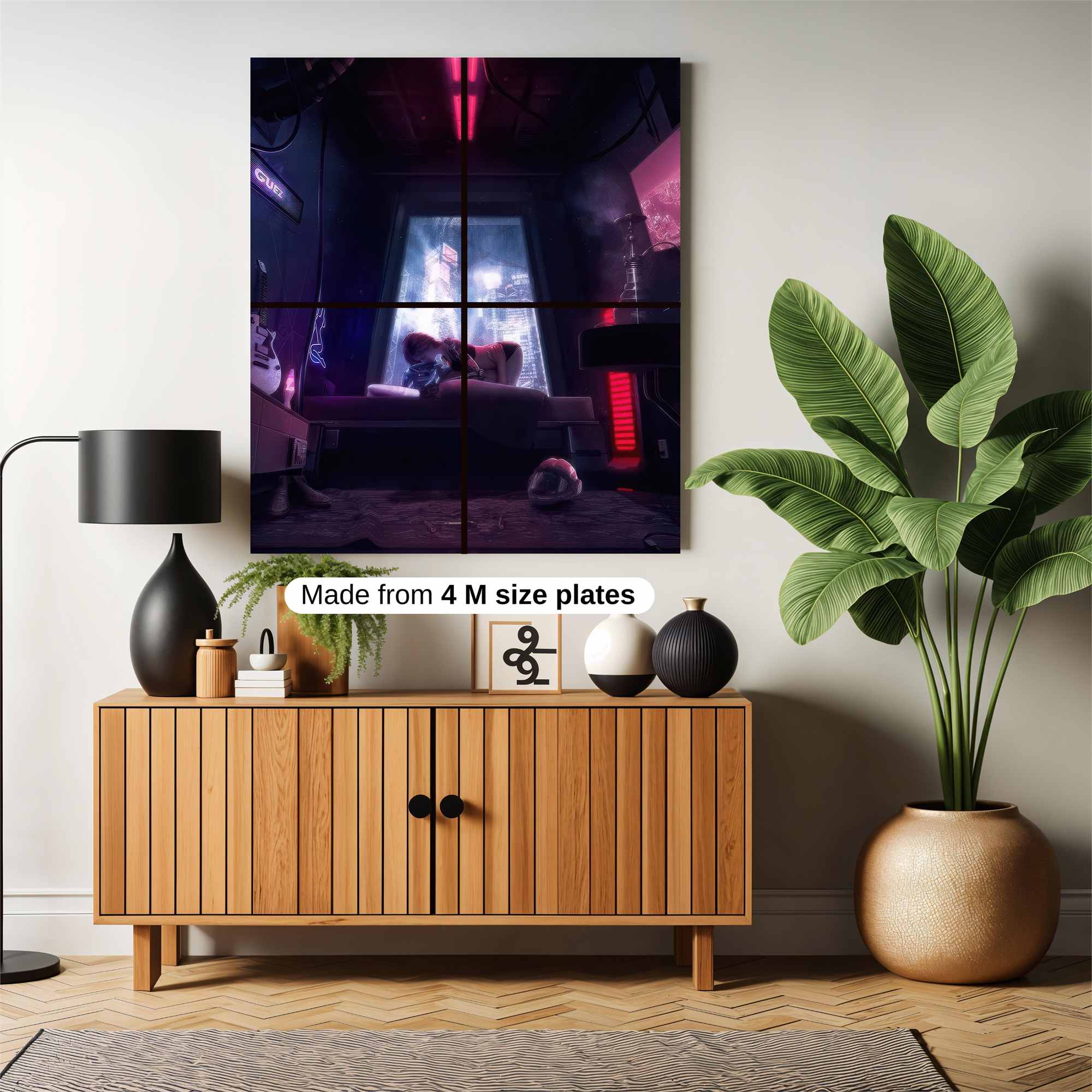 Neon Reverie Safe Wall Magnetic / M