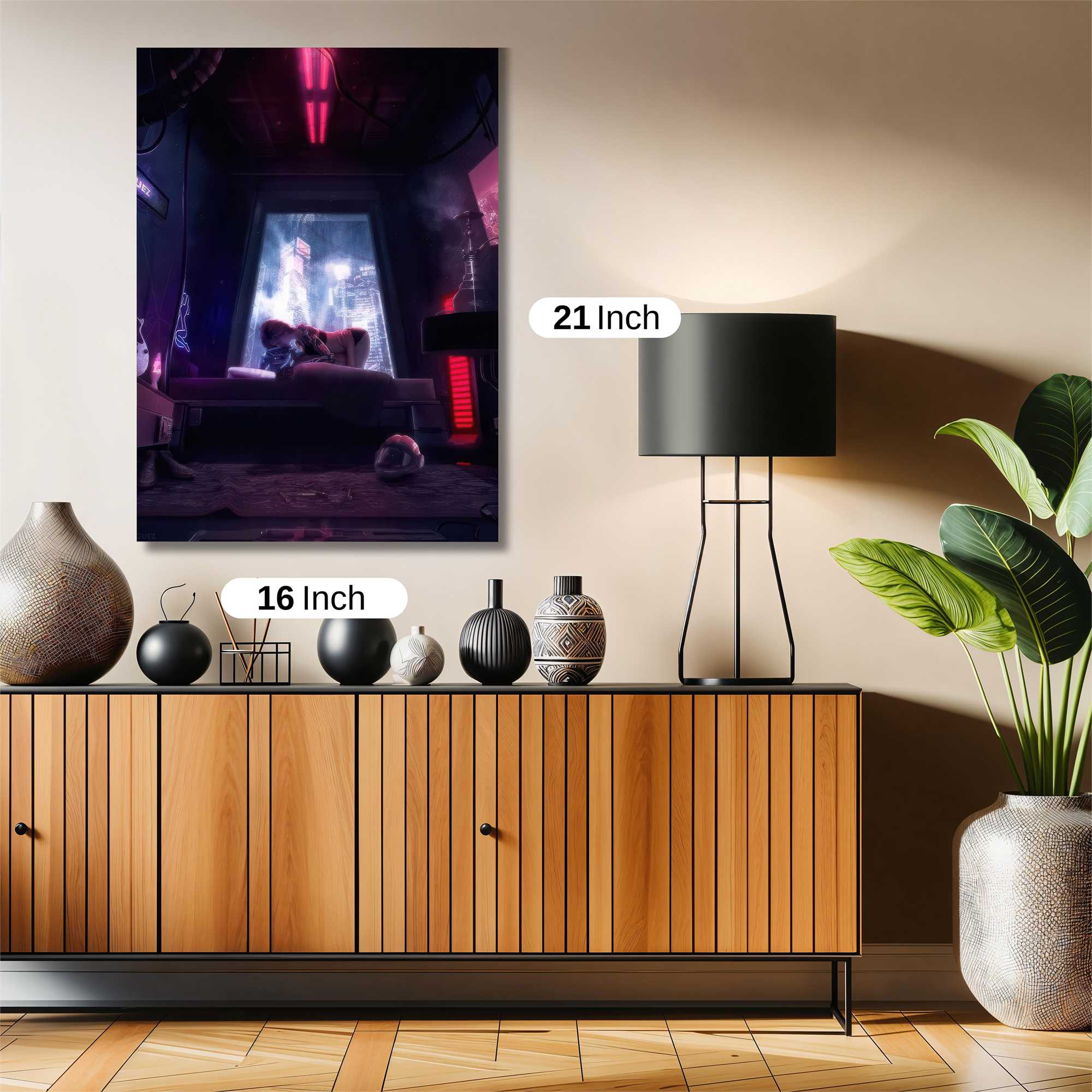 Neon Reverie Safe Wall Magnetic / M