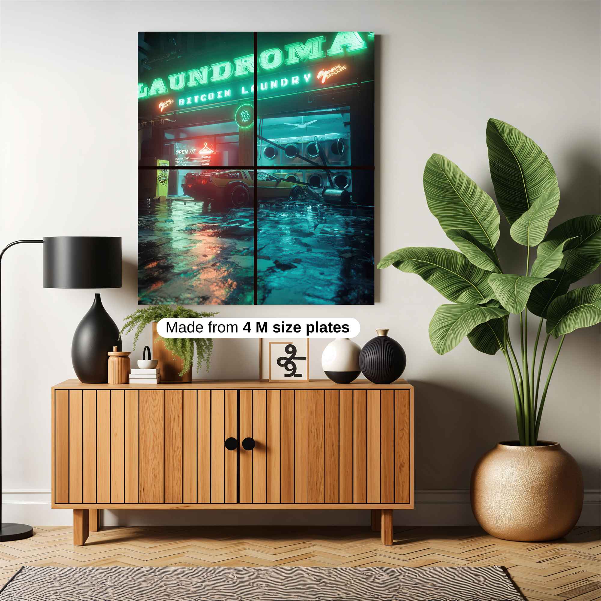 Neon Nostalgia Safe Wall Magnetic / M