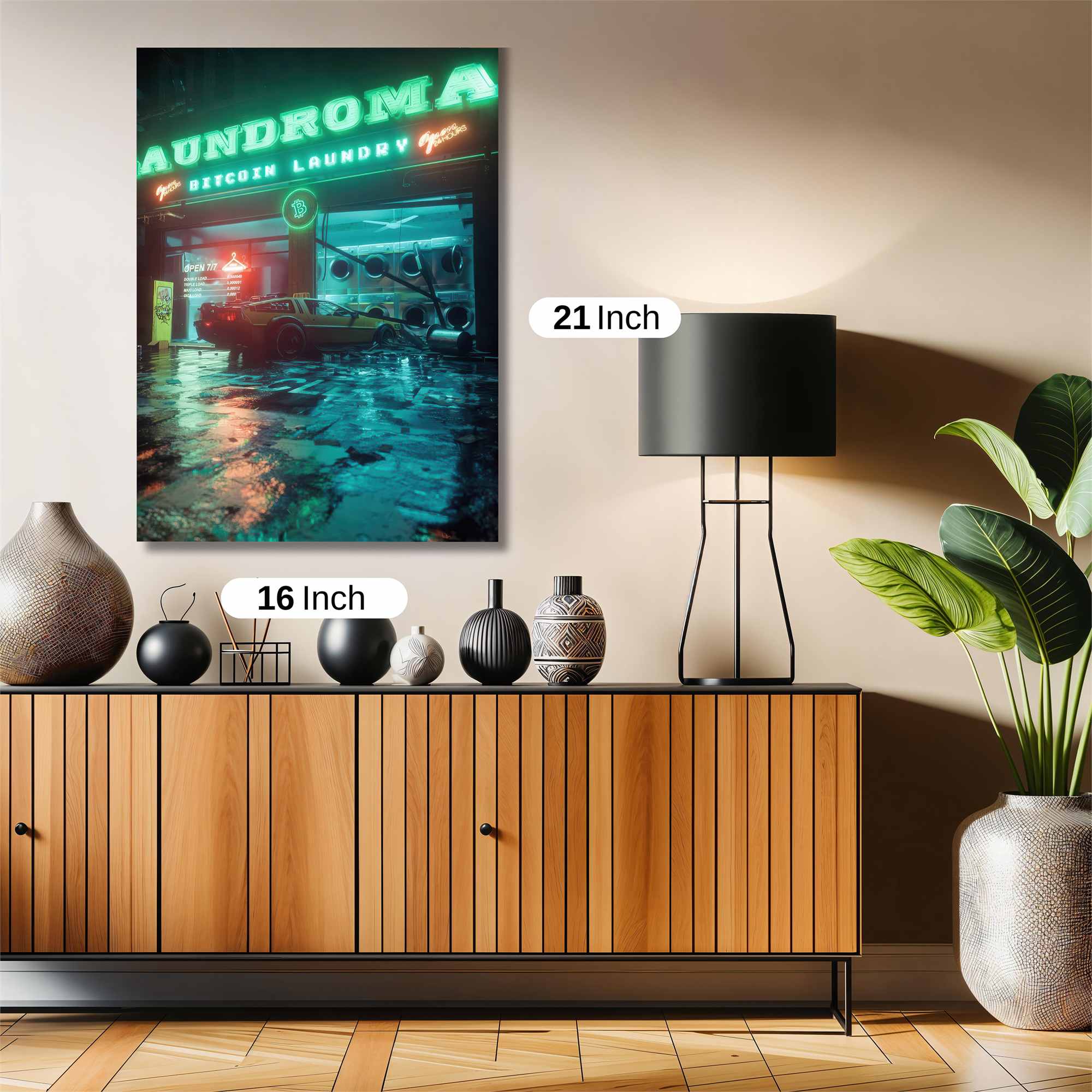 Neon Nostalgia Safe Wall Magnetic / M