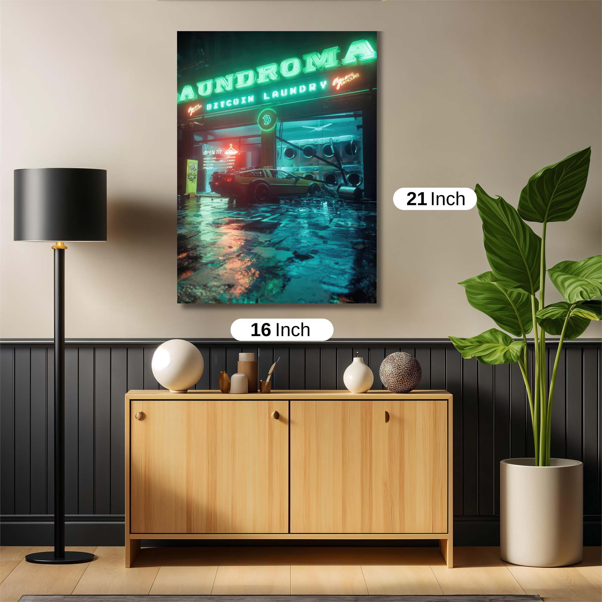 Neon Nostalgia Safe Wall Magnetic / M