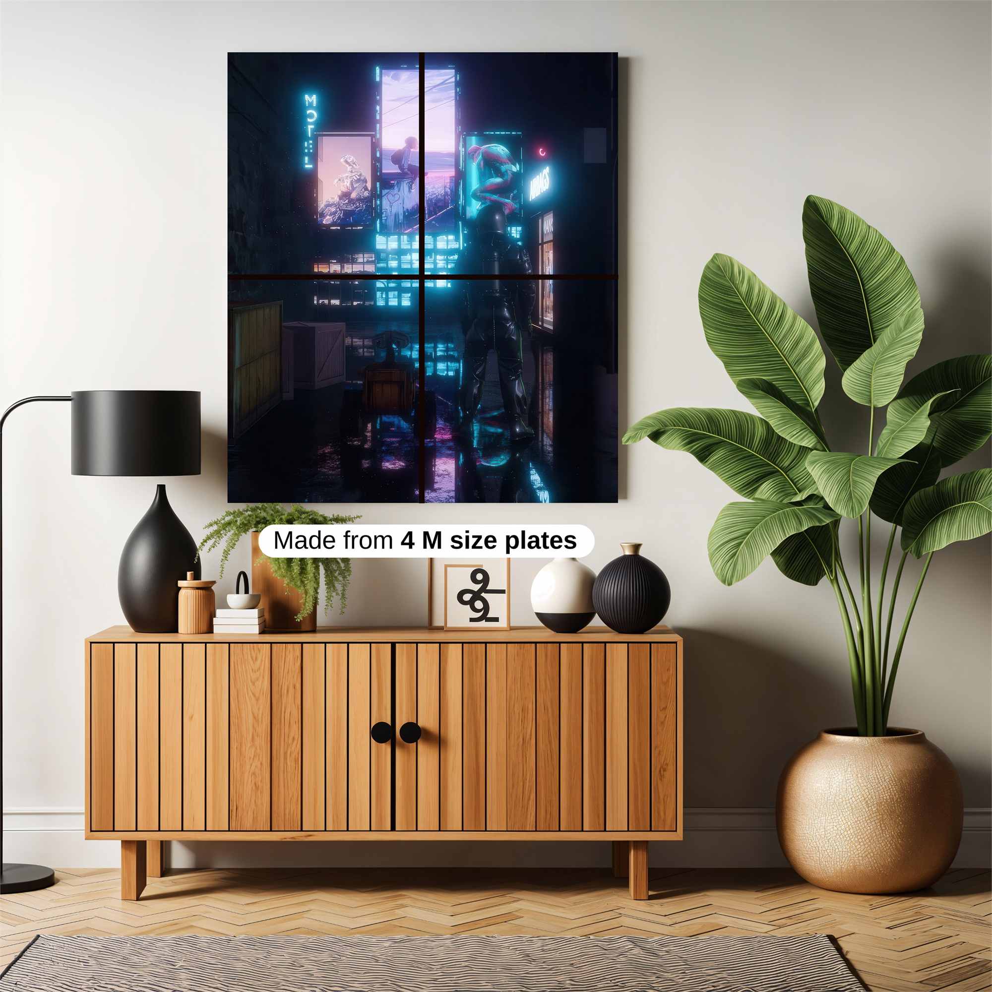 Cyberpunk Nocturne Safe Wall Magnetic / M