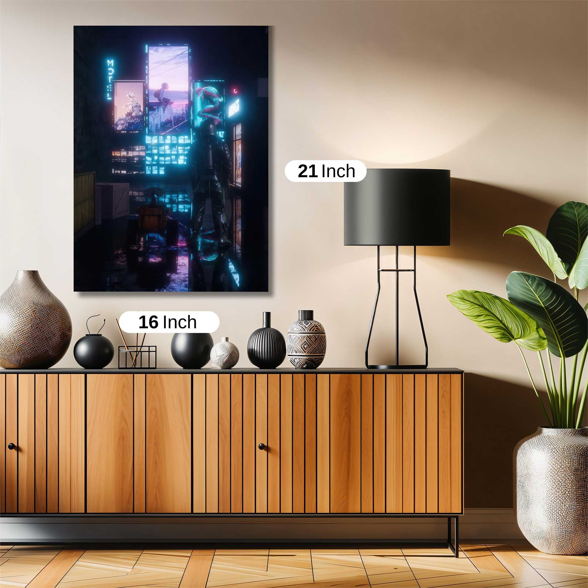 Cyberpunk Nocturne Safe Wall Magnetic / M