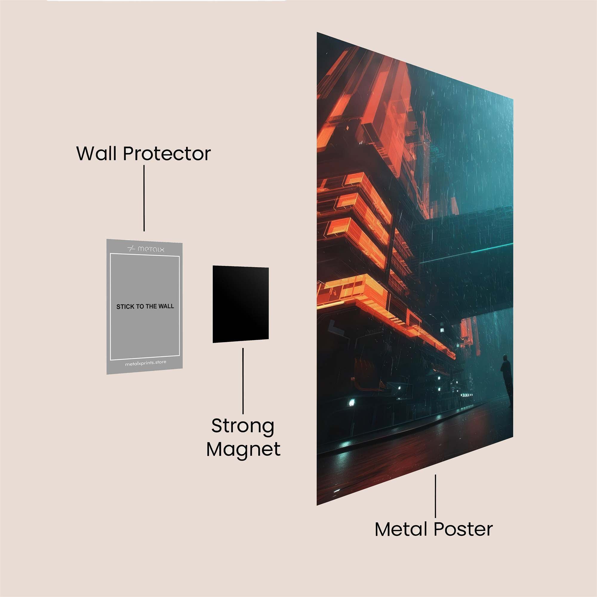 Desert Exploration Safe Wall Magnetic / M