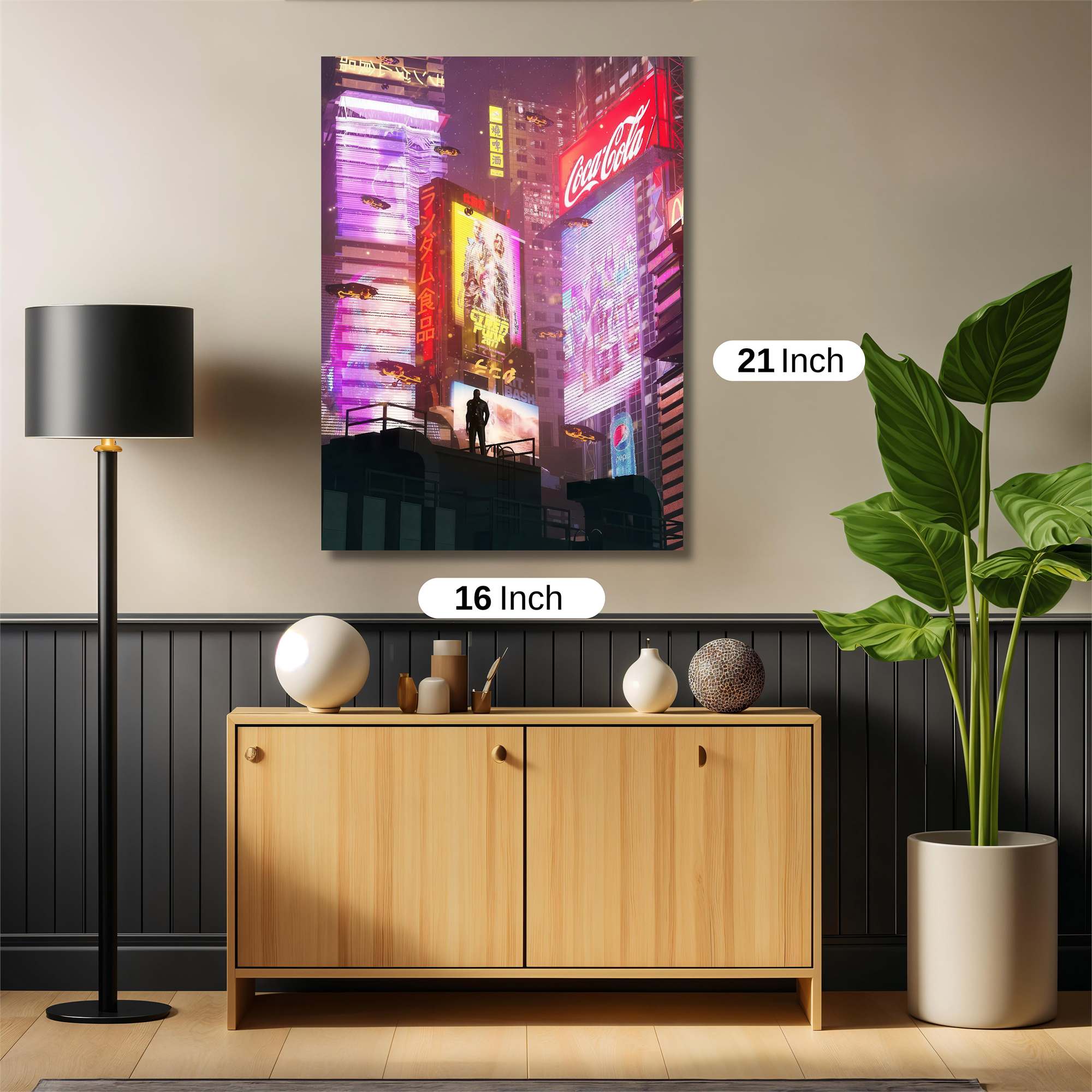 Cyber Glimmer Safe Wall Magnetic / M