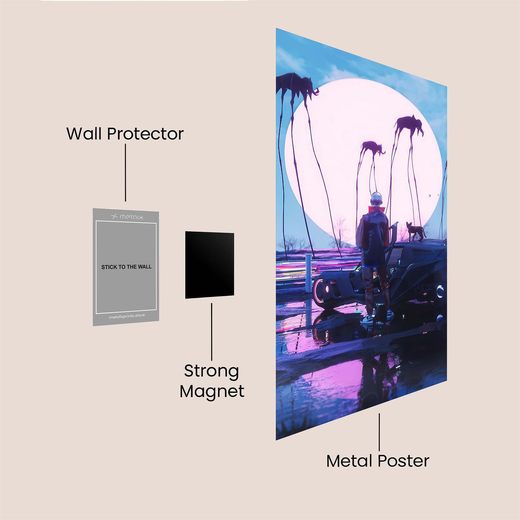 Surreal Odyssey Safe Wall Magnetic / M