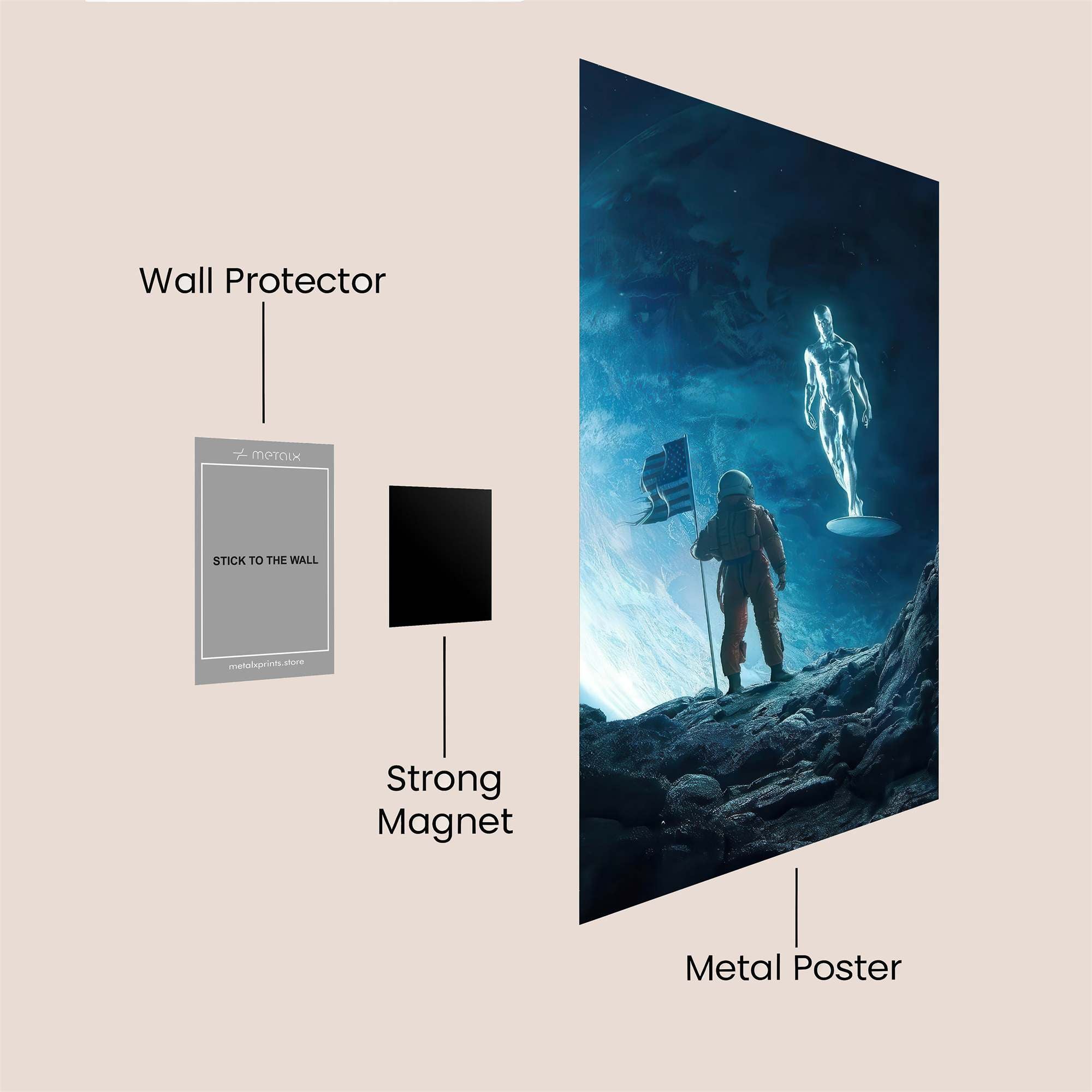 Cosmic Encounter Safe Wall Magnetic / M