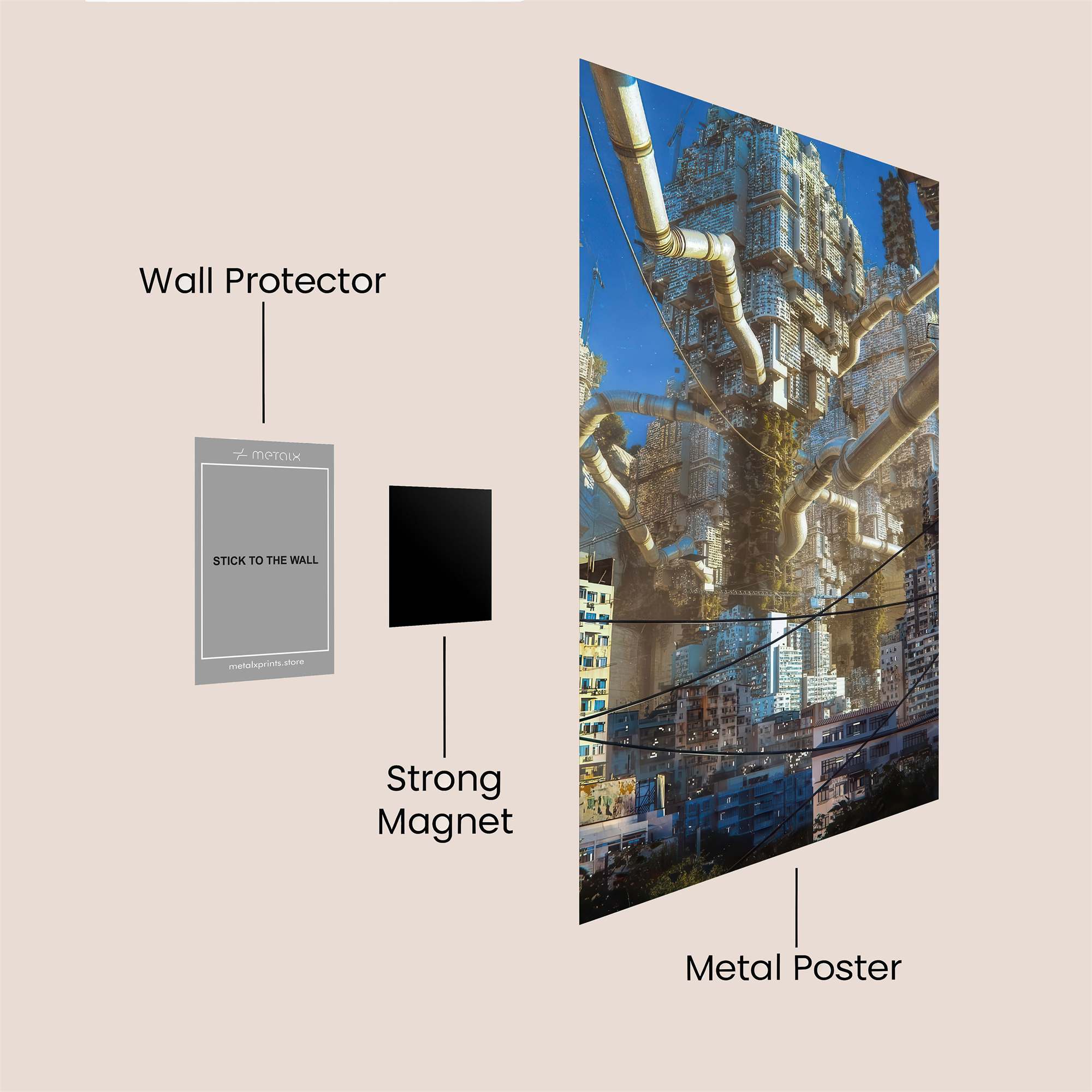 Nocturnal Drive Safe Wall Magnetic / M