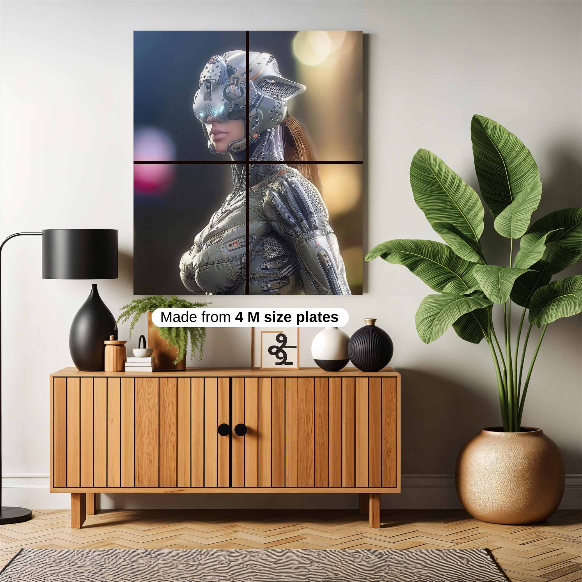 Cyborg Mystique Safe Wall Magnetic / M